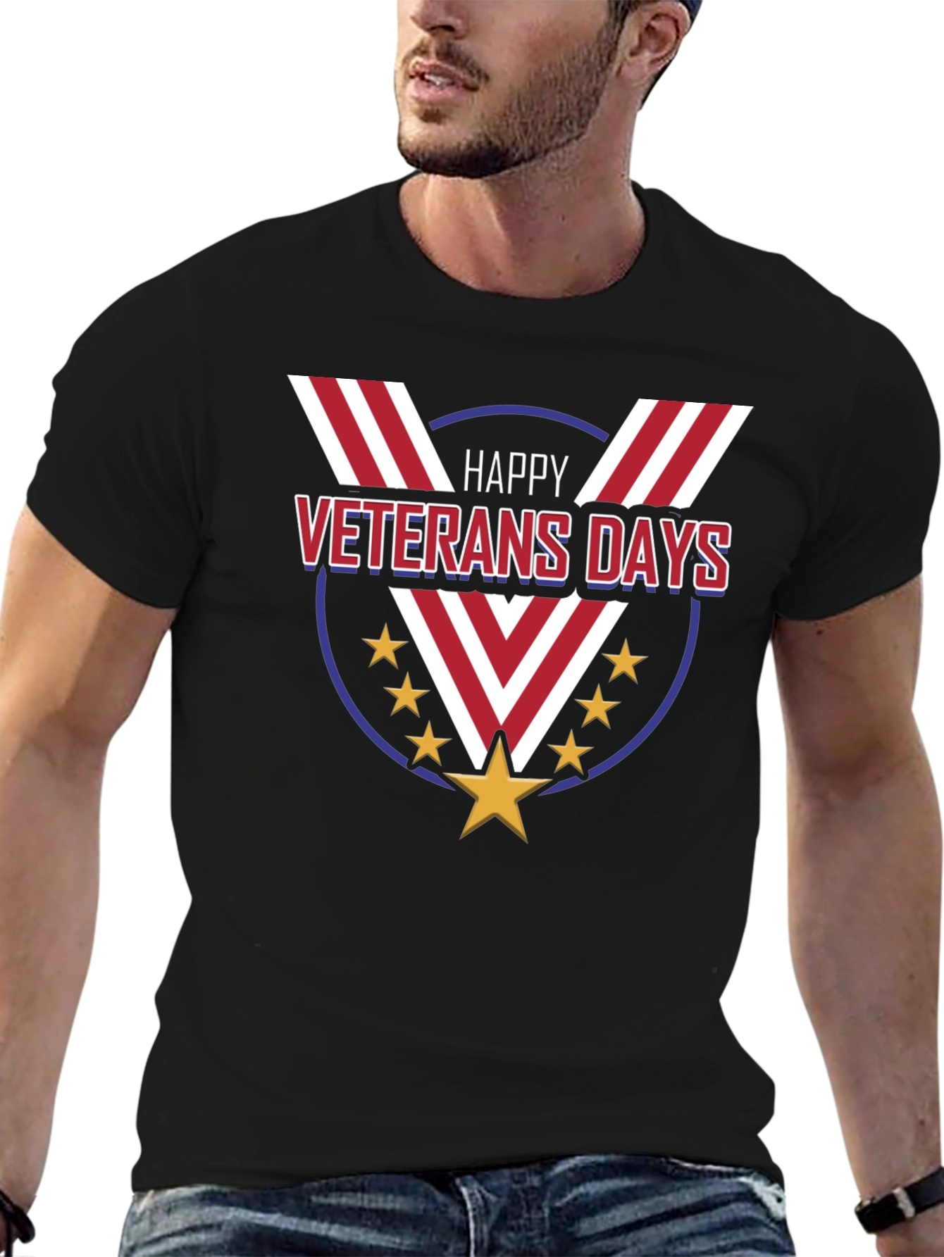 Happy Veterans Day T-Shirt Patriotic USA