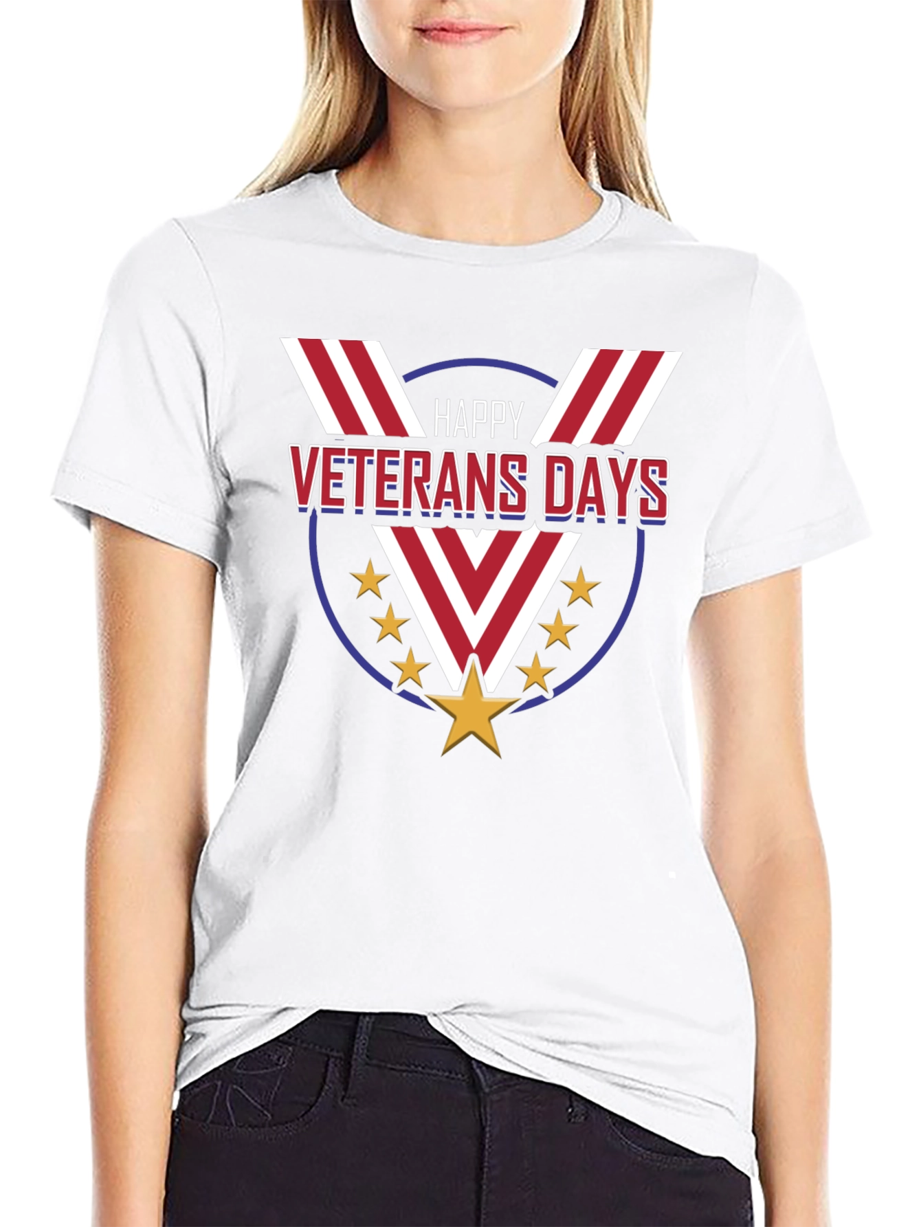 Happy Veterans Day T-Shirt Patriotic USA