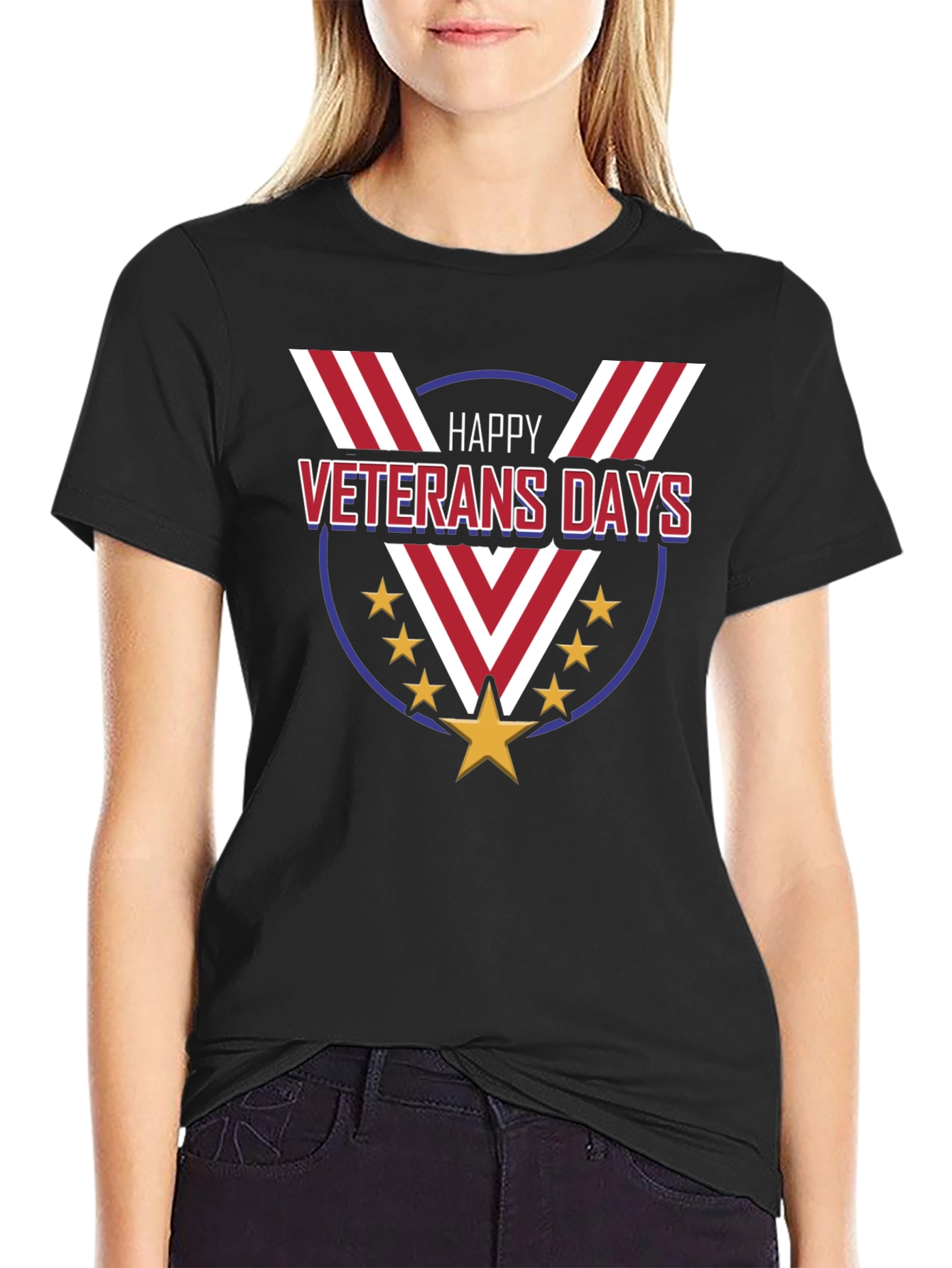 Happy Veterans Day T-Shirt Patriotic USA