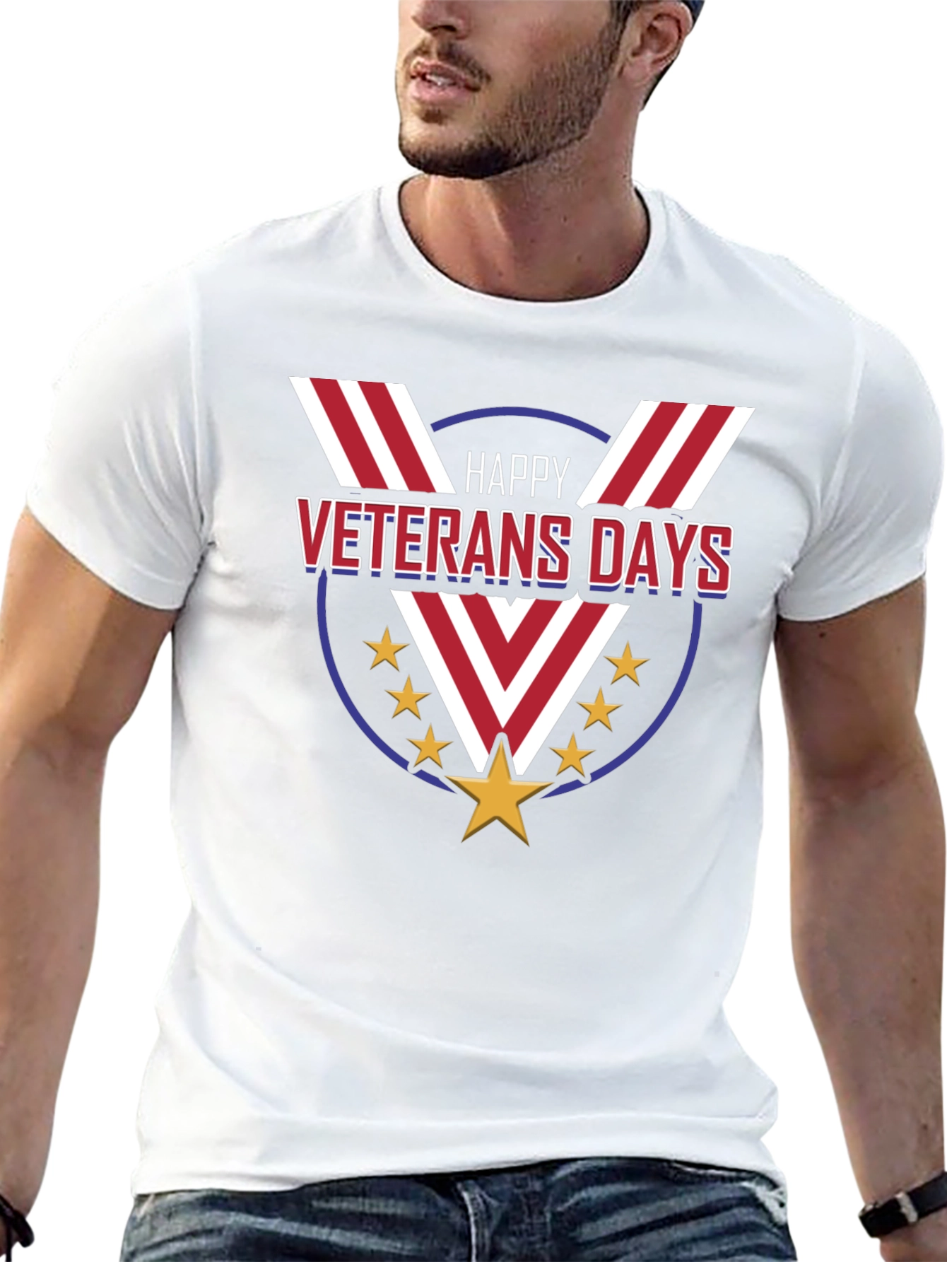 Happy Veterans Day T-Shirt Patriotic USA
