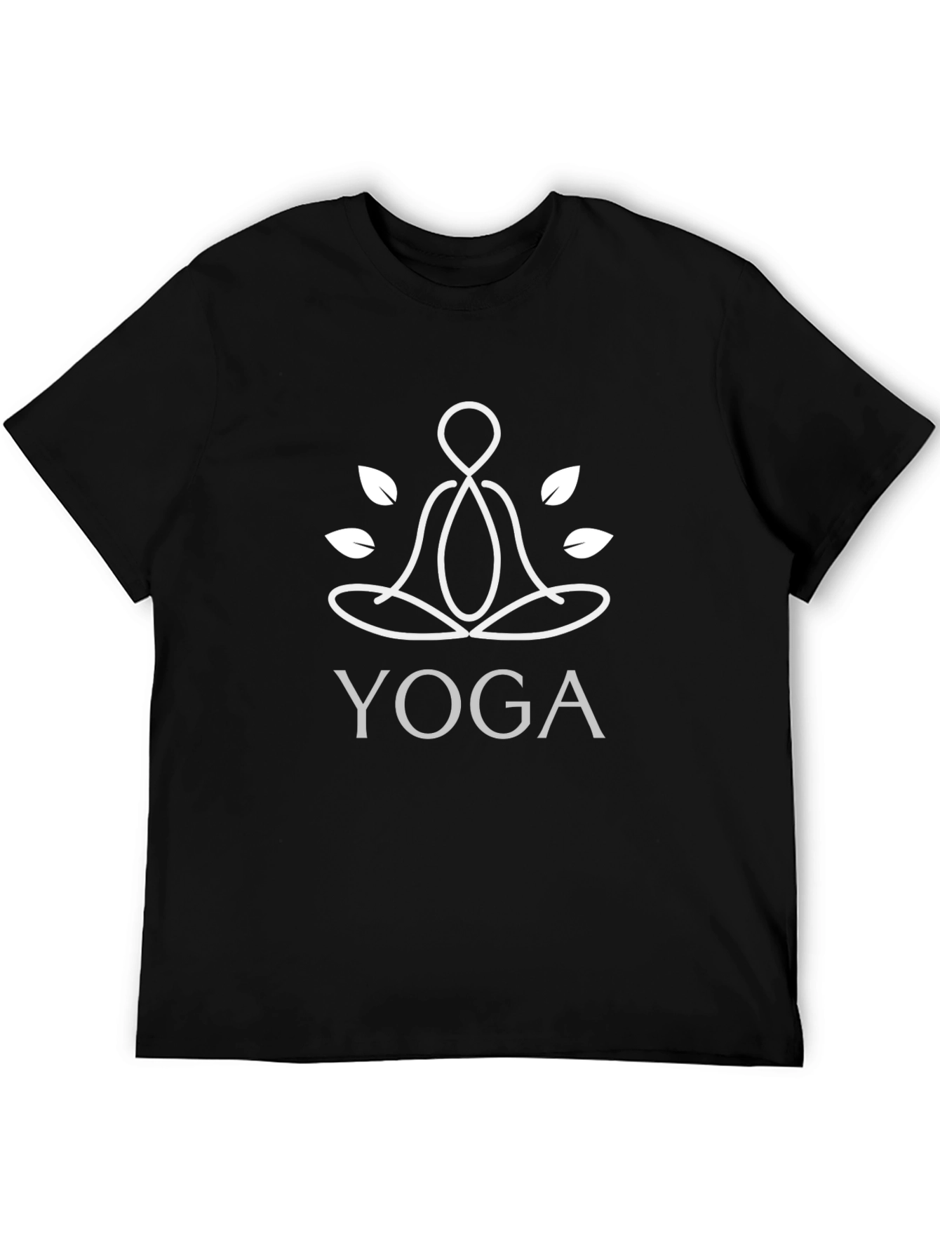 Yoga Meditation Black T-Shirt