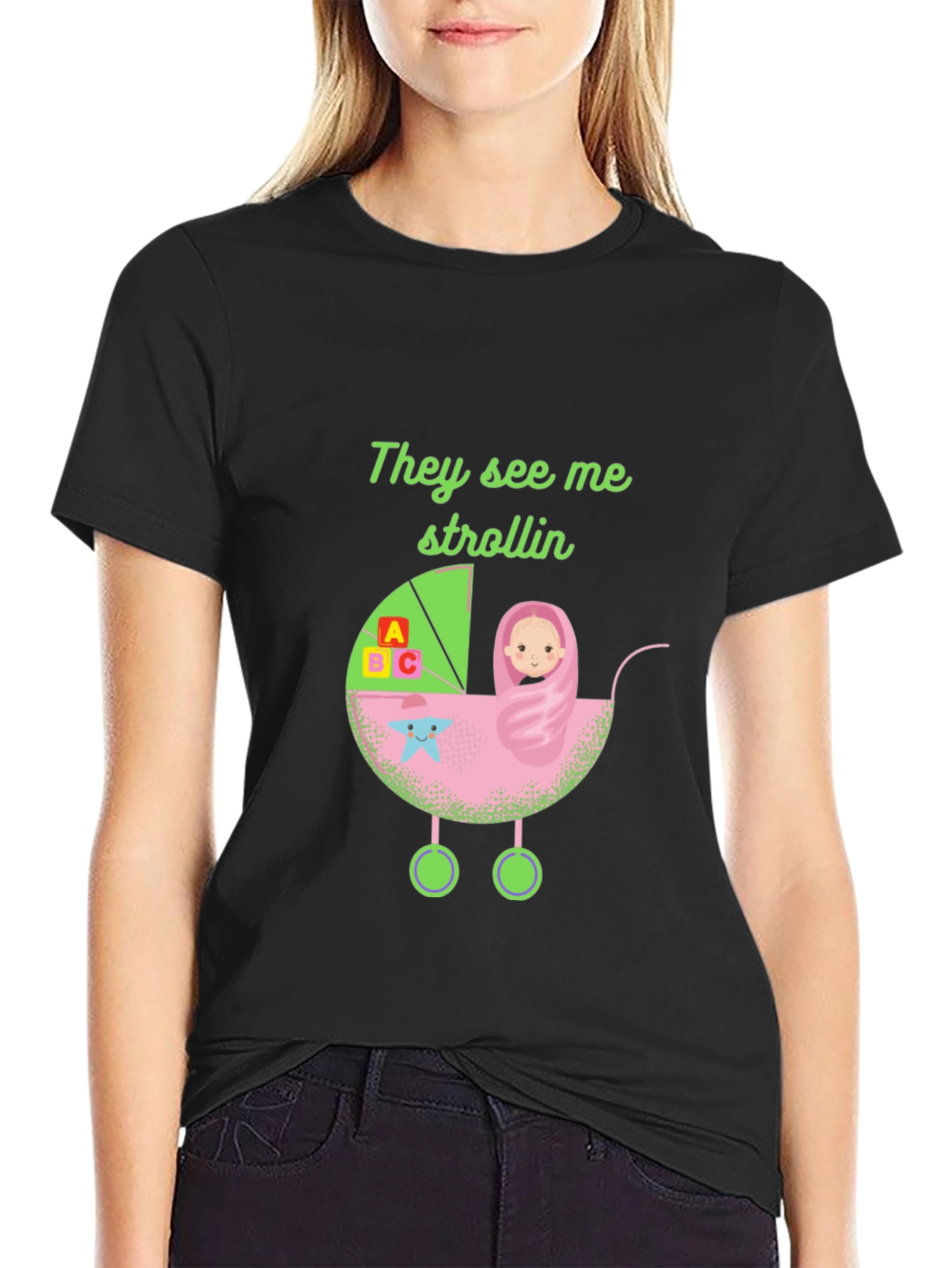 Strollin Baby Graphic Tee