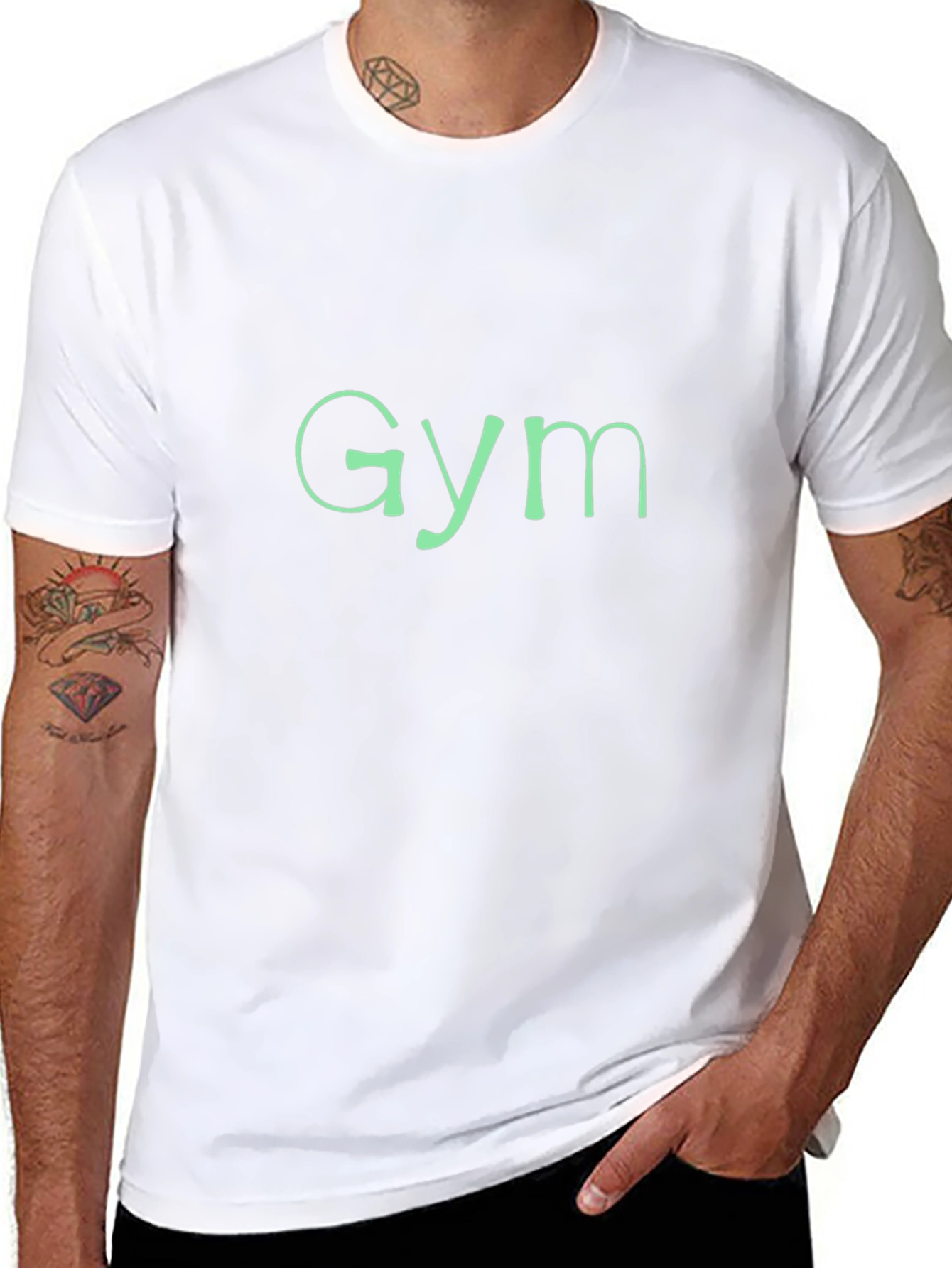 Mens Black Gym T-Shirt