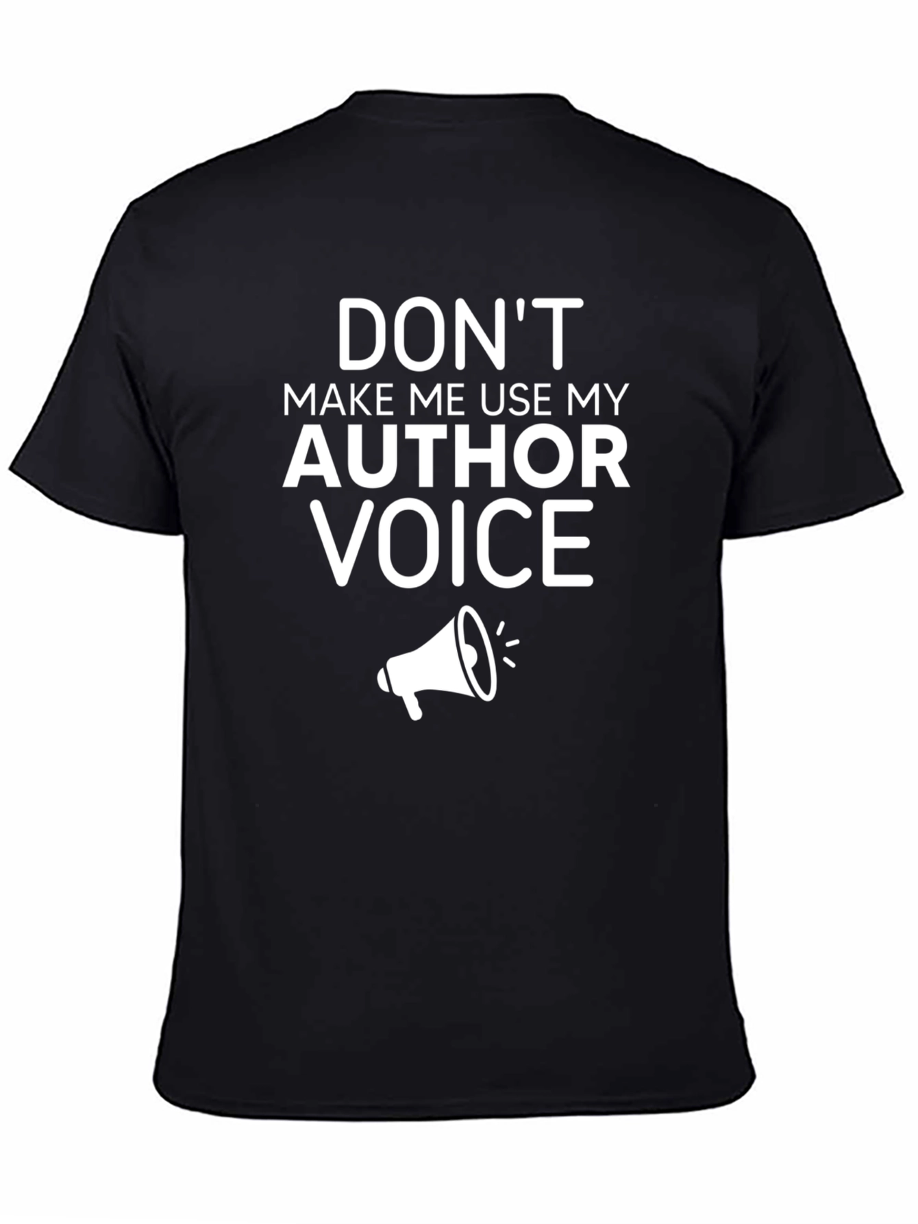 Author Voice T-Shirt - Funny Writer Tee