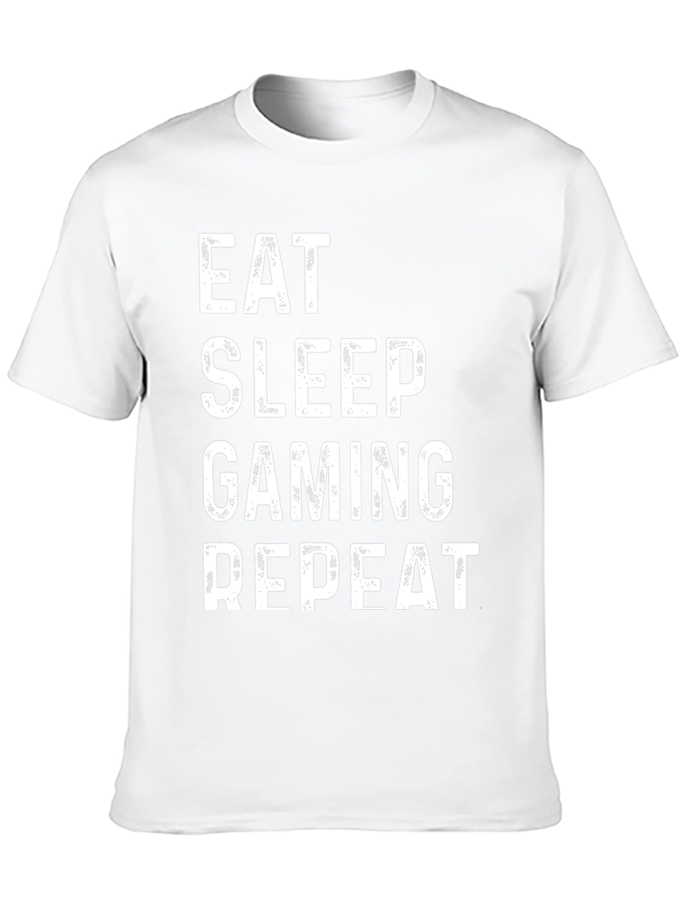 Eat Sleep Gaming Repeat Black T-Shirt