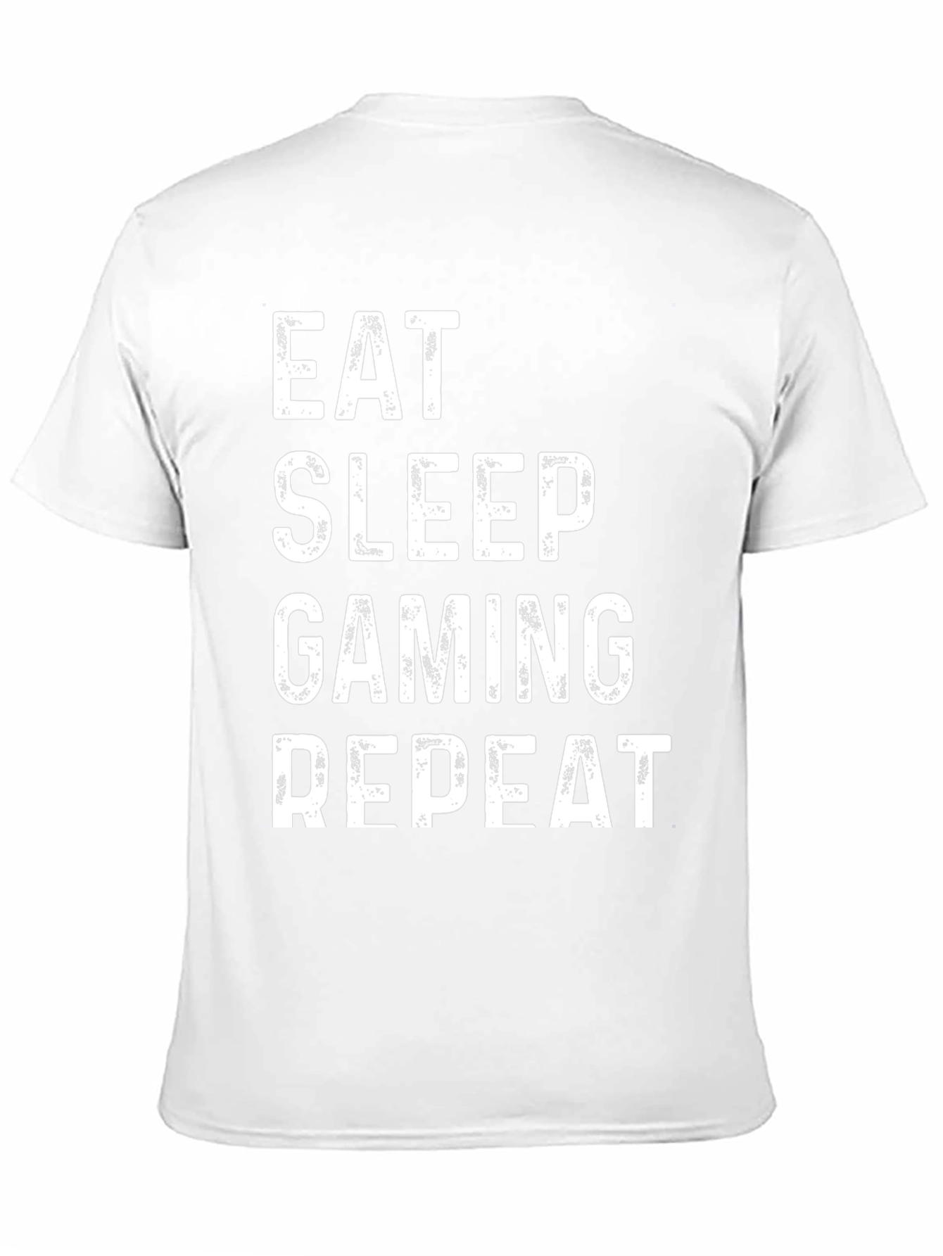 Eat Sleep Gaming Repeat Black T-Shirt