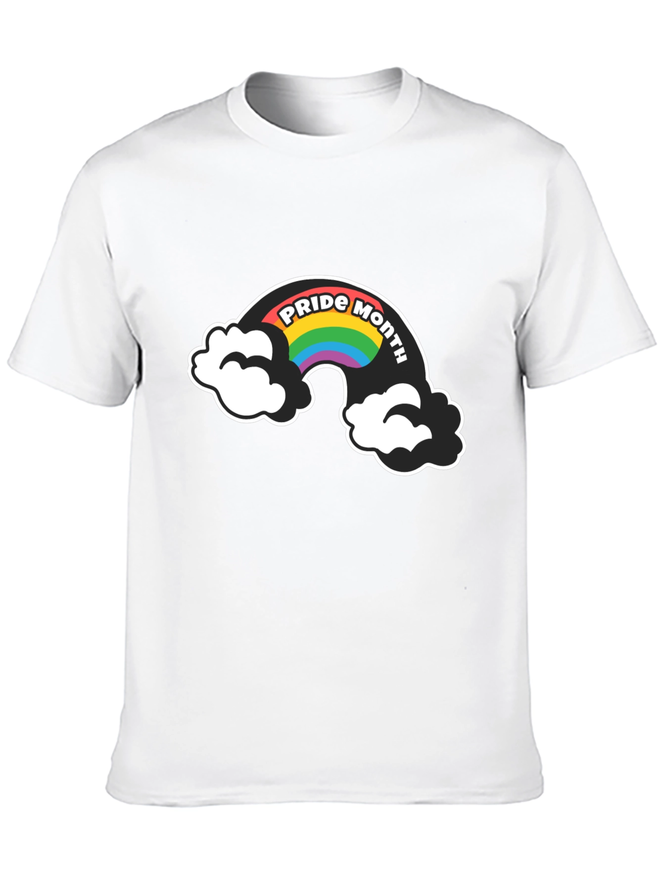 Pride Month Rainbow Graphic T-Shirt
