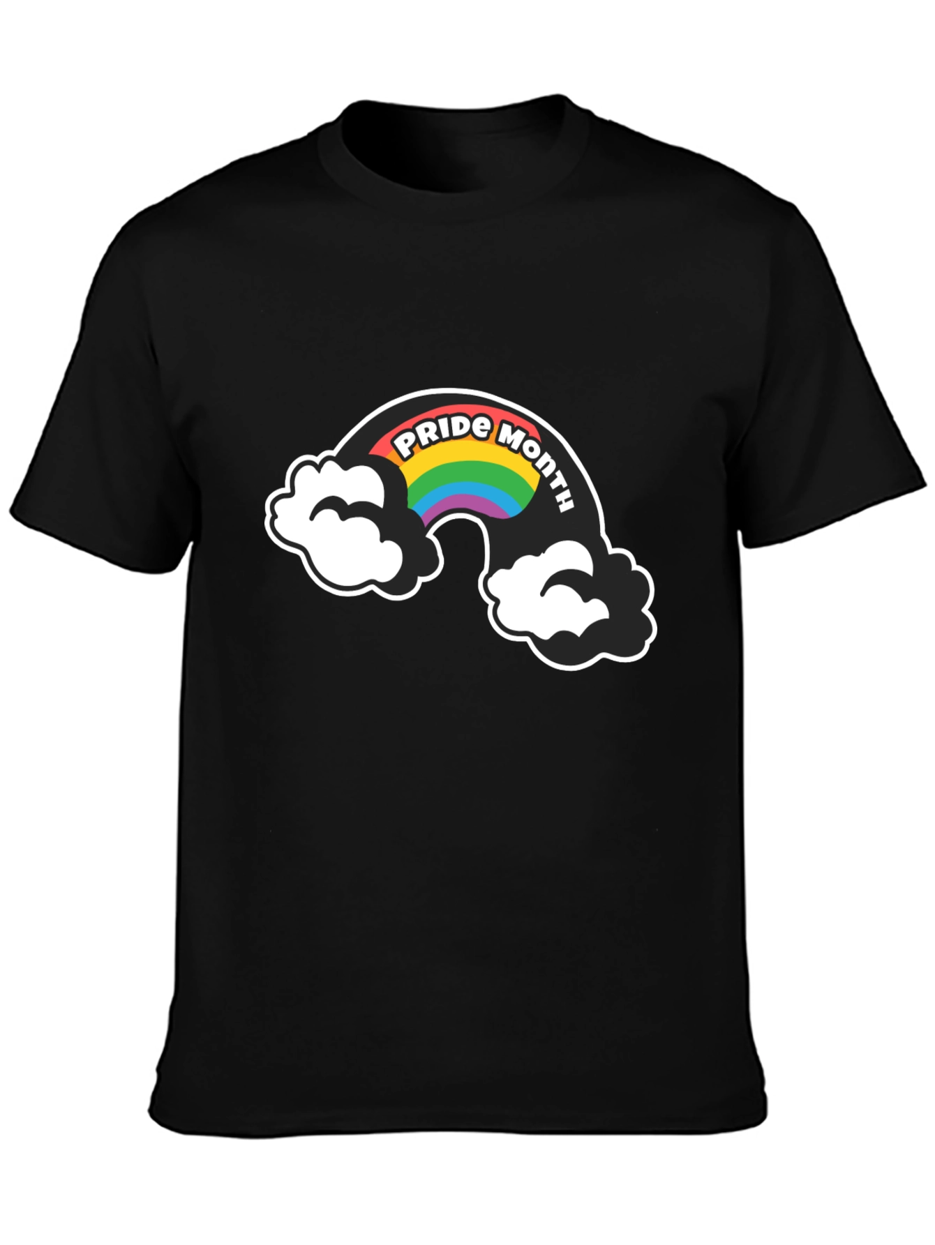 Pride Month Rainbow Graphic T-Shirt