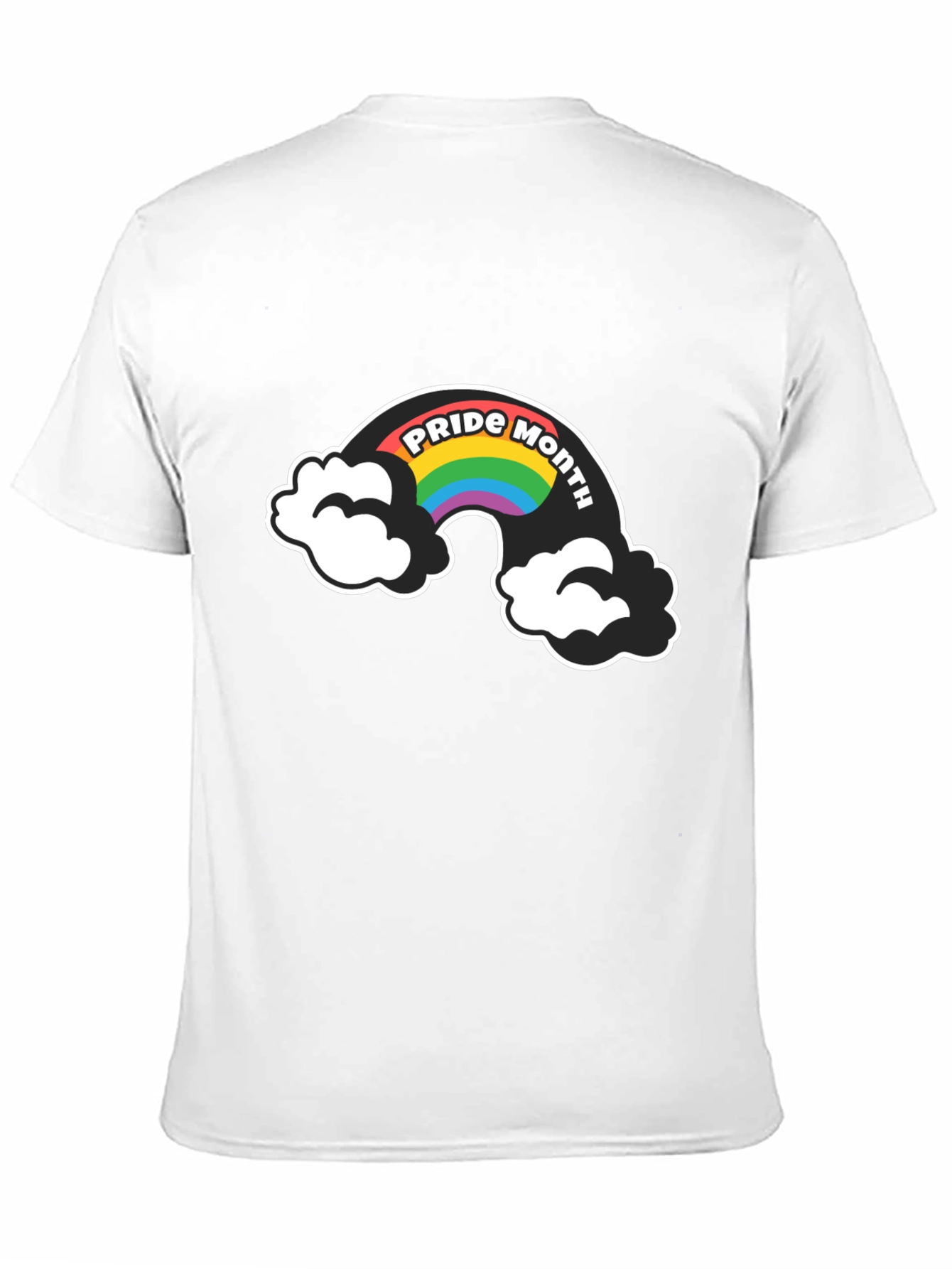 Pride Month Rainbow Graphic T-Shirt