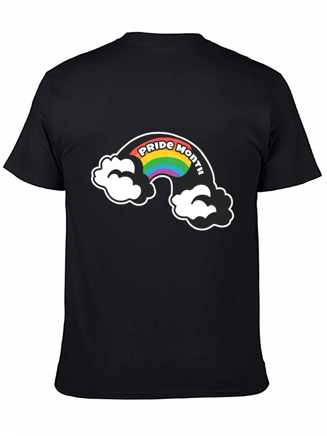 Pride Month Rainbow Graphic T-Shirt