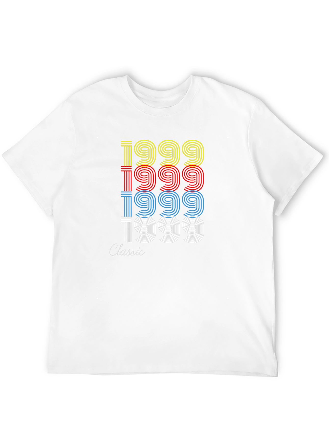 Classic 1999 Year T-Shirt - Retro Birthday Tee