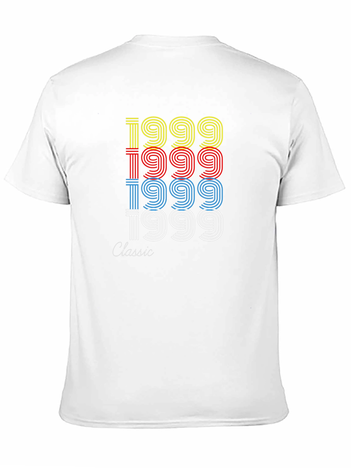Classic 1999 Year T-Shirt - Retro Birthday Tee