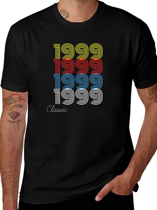 Classic 1999 Year T-Shirt - Retro Birthday Tee