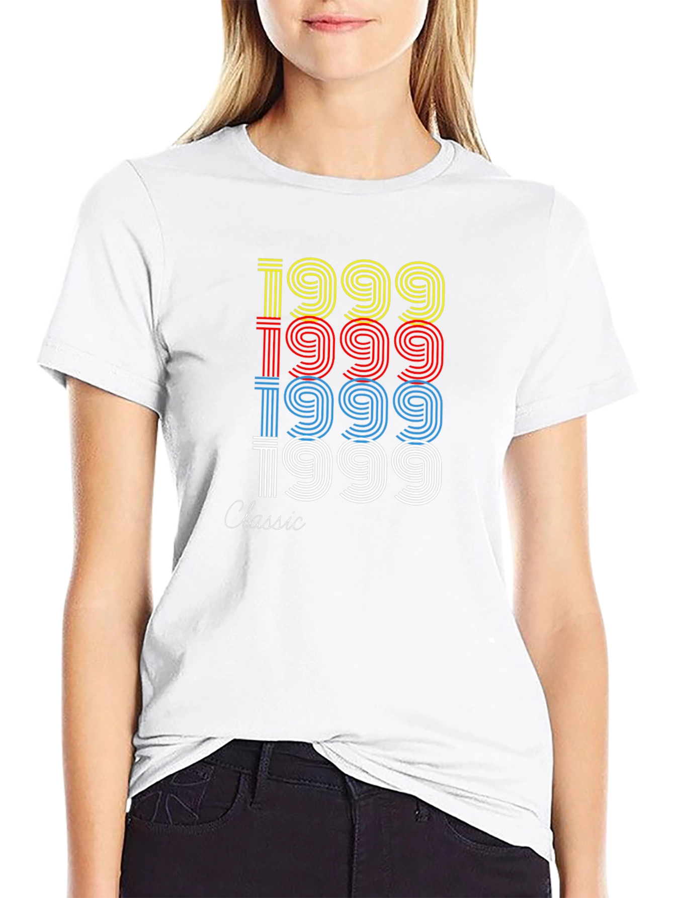 Classic 1999 Year T-Shirt - Retro Birthday Tee