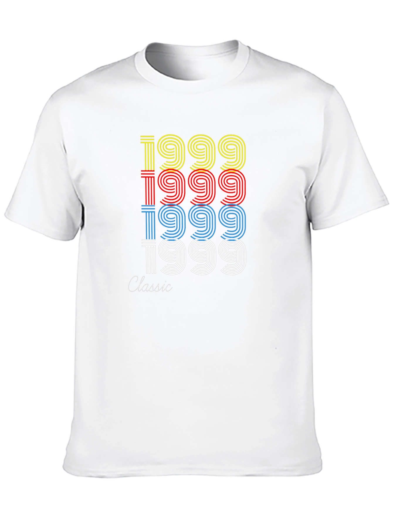 Classic 1999 Year T-Shirt - Retro Birthday Tee