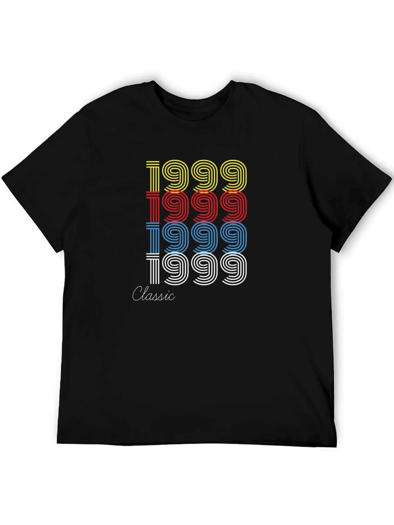 Classic 1999 Year T-Shirt - Retro Birthday Tee