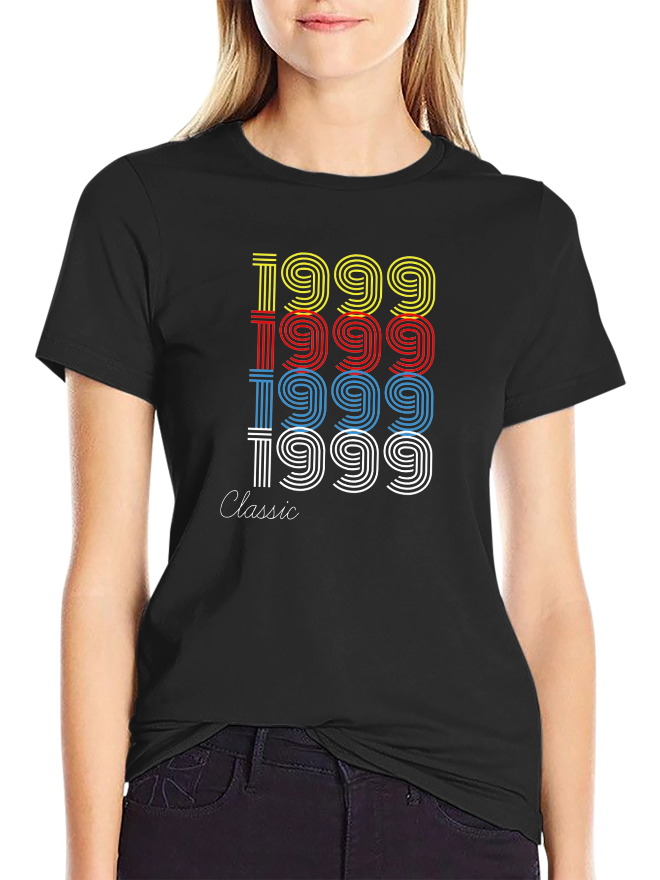 Classic 1999 Year T-Shirt - Retro Birthday Tee