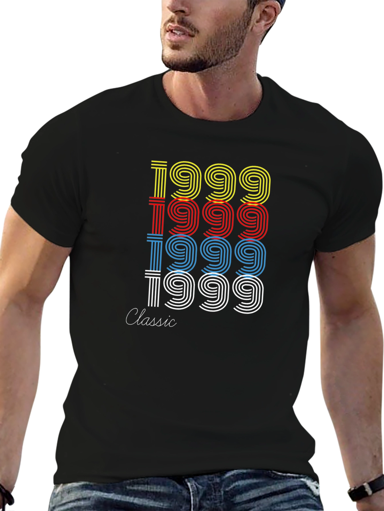 Classic 1999 Year T-Shirt - Retro Birthday Tee
