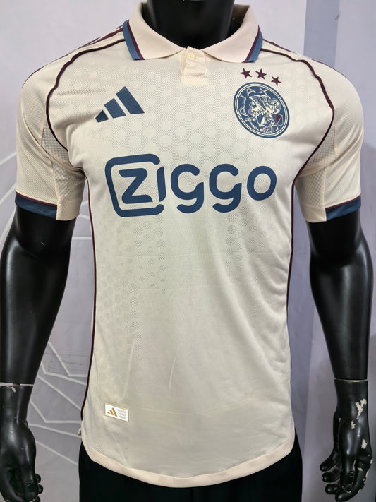Ajax 25-26 Second Away Player Version Soccer Jersey
