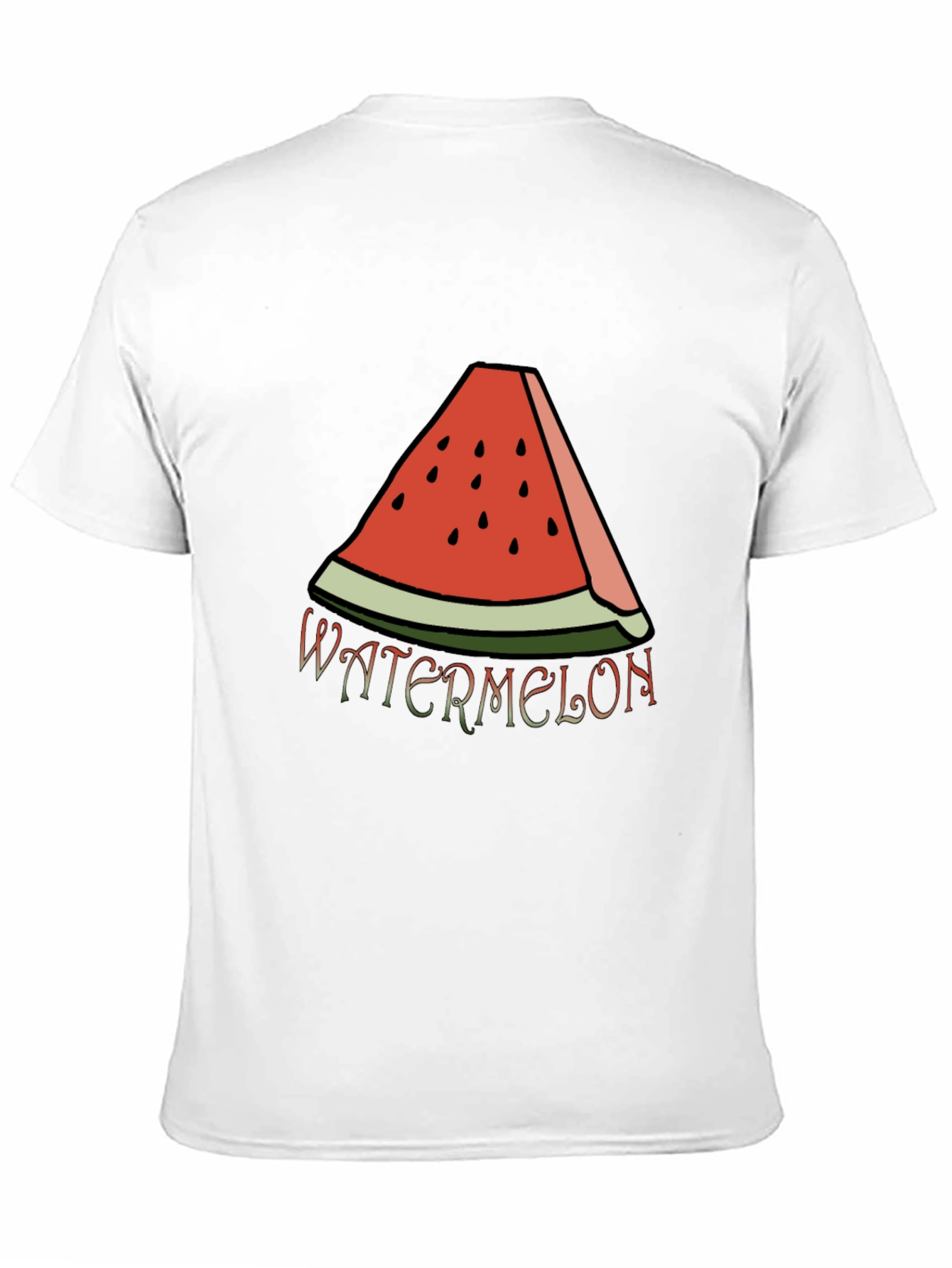 Watermelon Slice Graphic Tee - Casual Summer Style