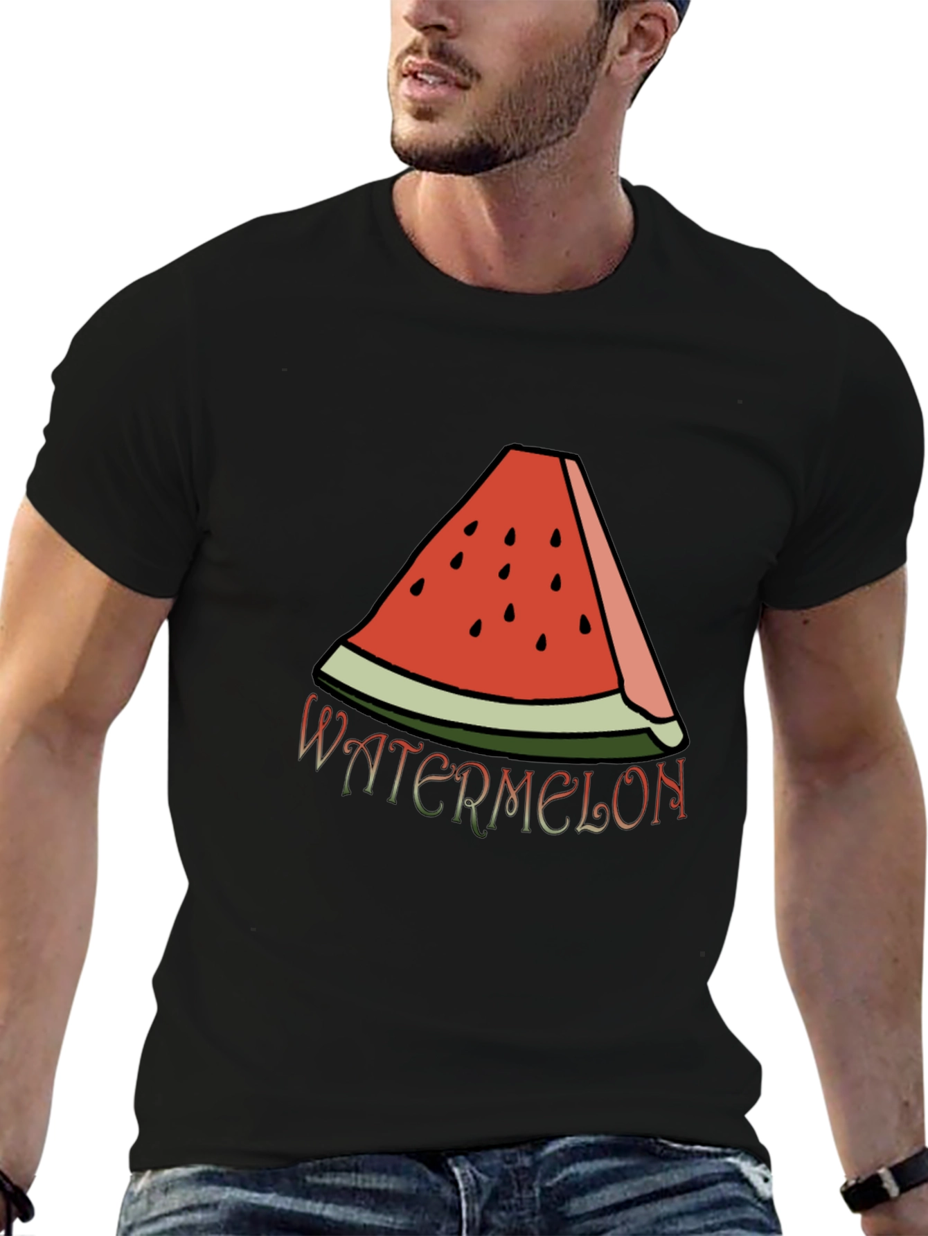 Watermelon Slice Graphic Tee - Casual Summer Style