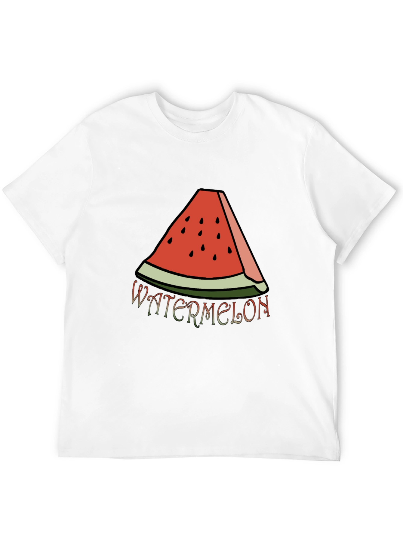 Watermelon Slice Graphic Tee - Casual Summer Style