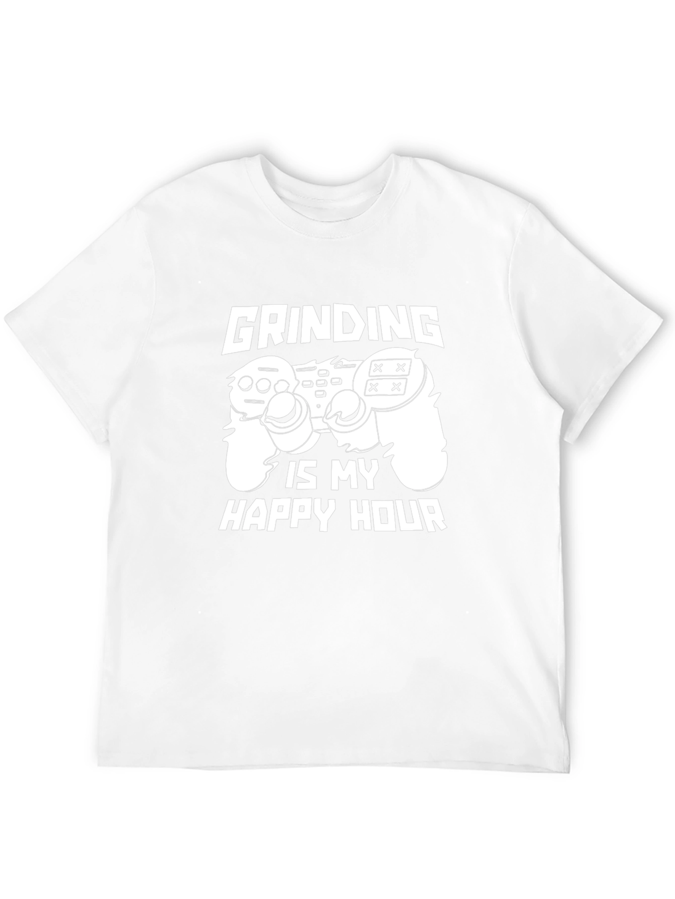 Grinding is My Happy Hour Black T-Shirt