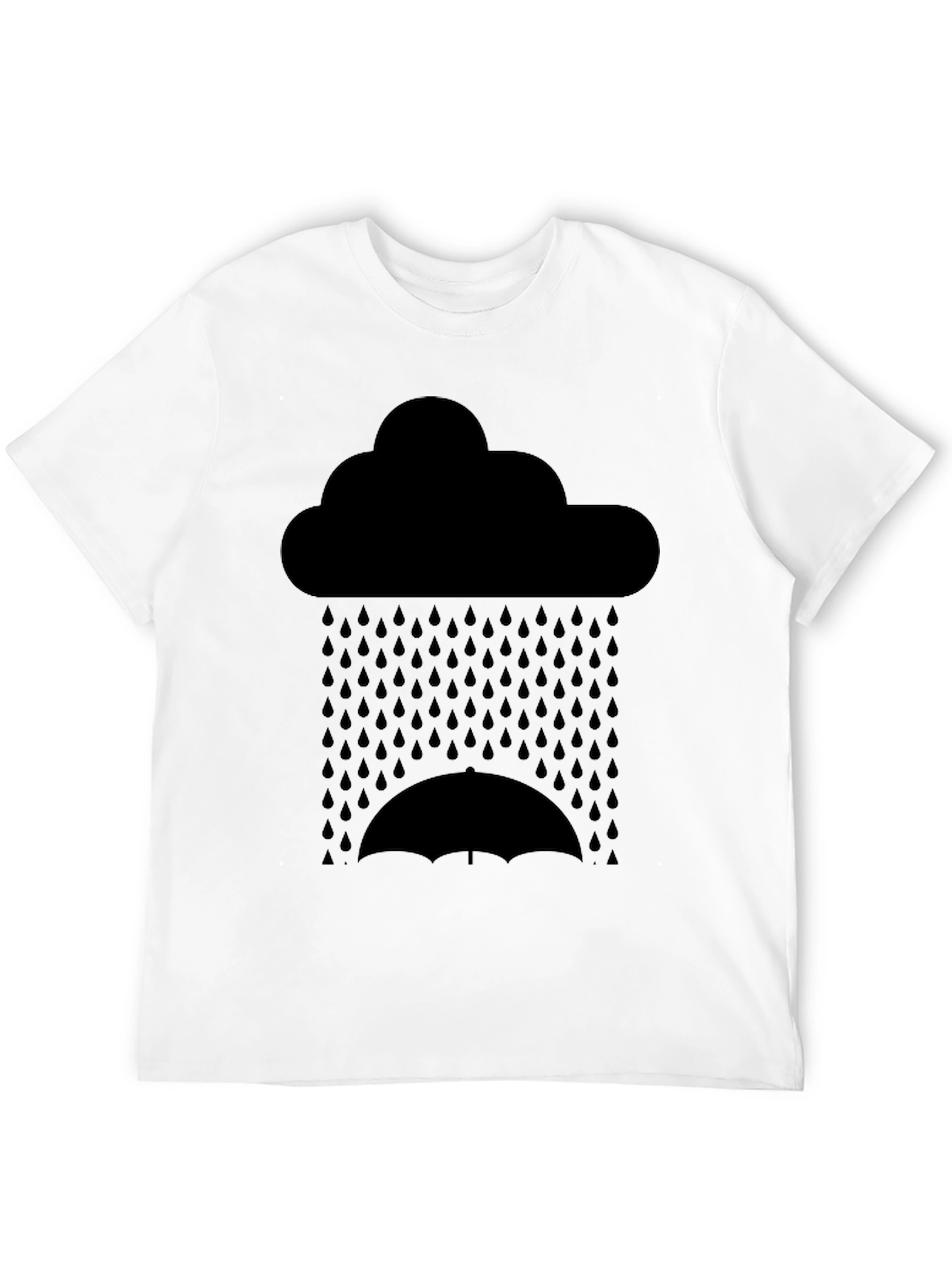 Rain Cloud & Umbrella Graphic Tee