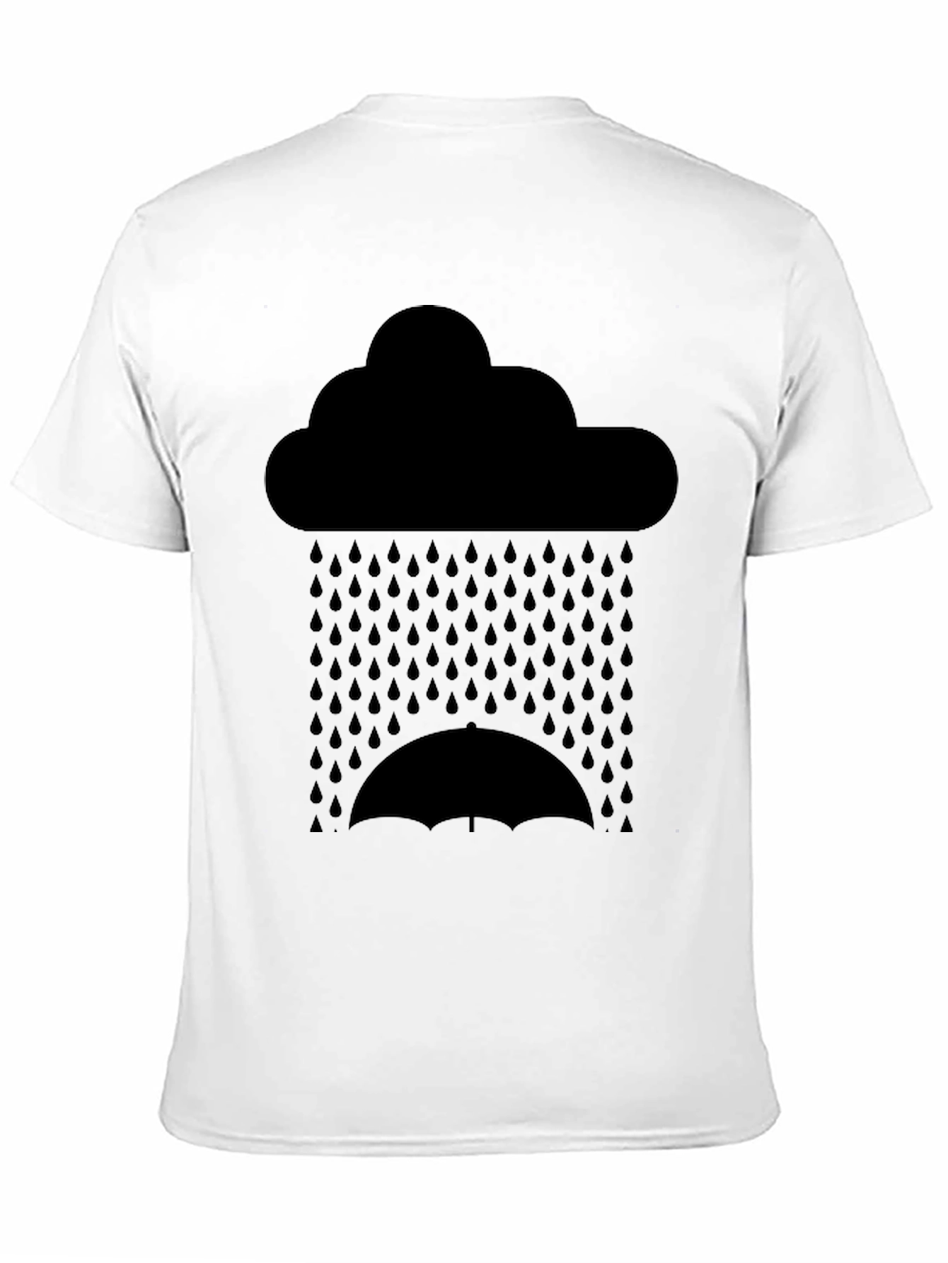 Rain Cloud & Umbrella Graphic Tee