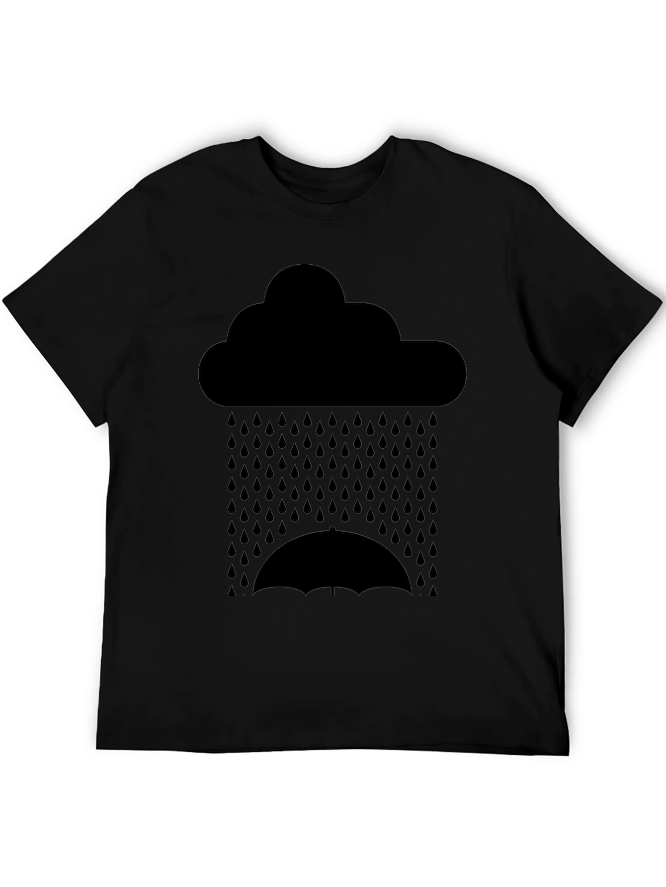 Rain Cloud & Umbrella Graphic Tee