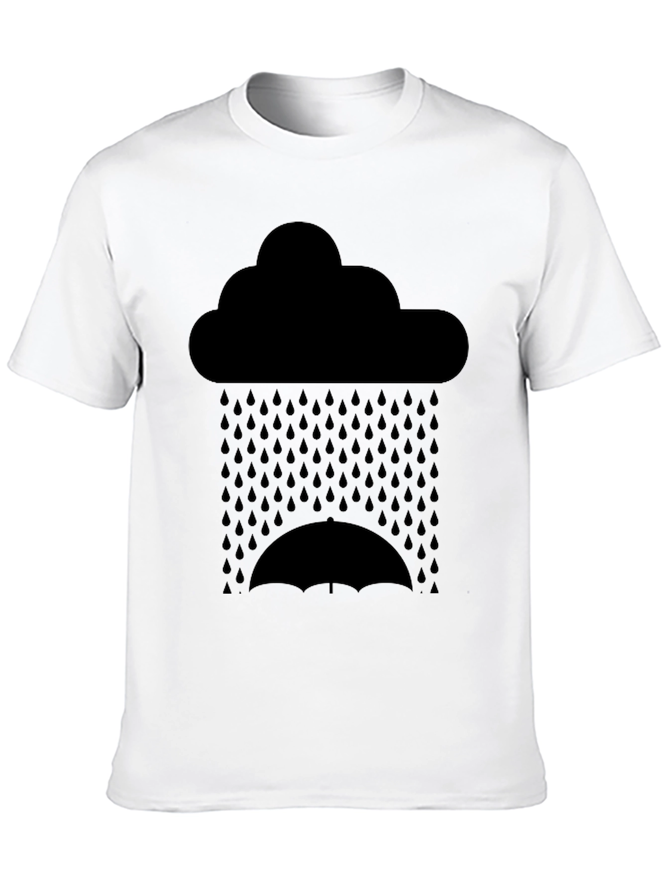 Rain Cloud & Umbrella Graphic Tee