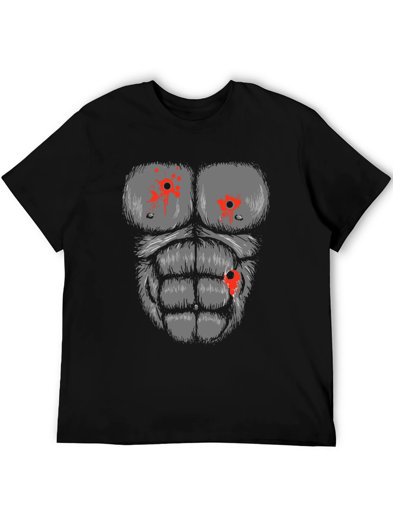 Bullet-Riddled Gorilla Chest T-Shirt