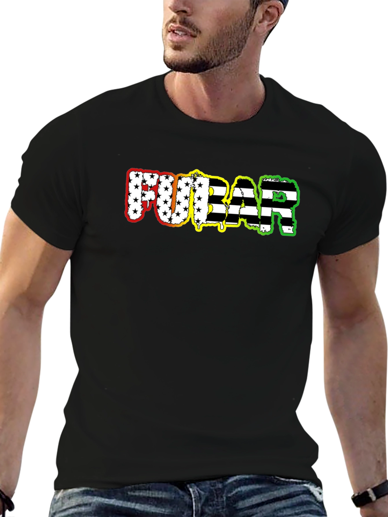 FUBAR Graphic T-Shirt - Black