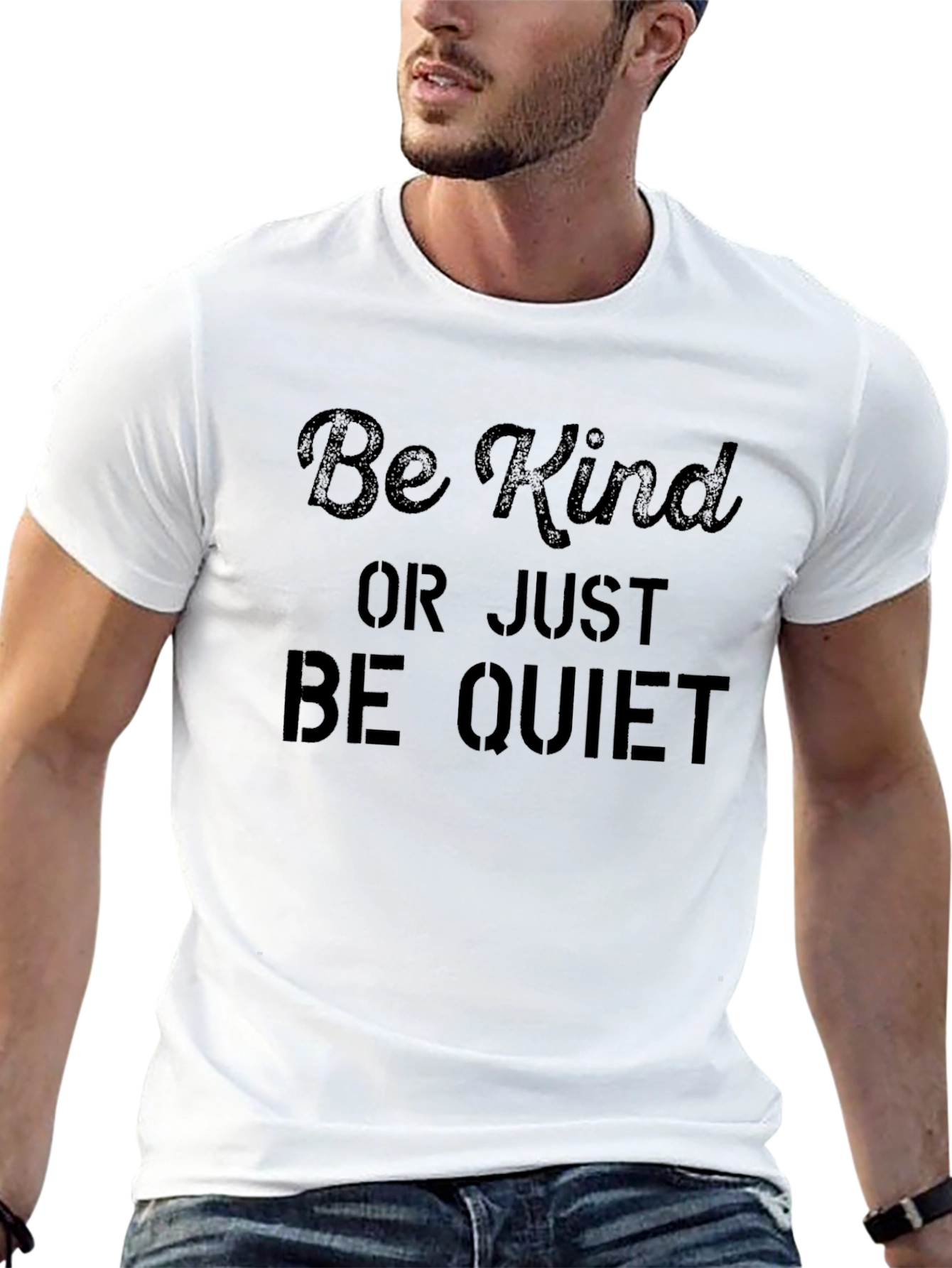 Be Kind Graphic Tee - Slogan Shirt