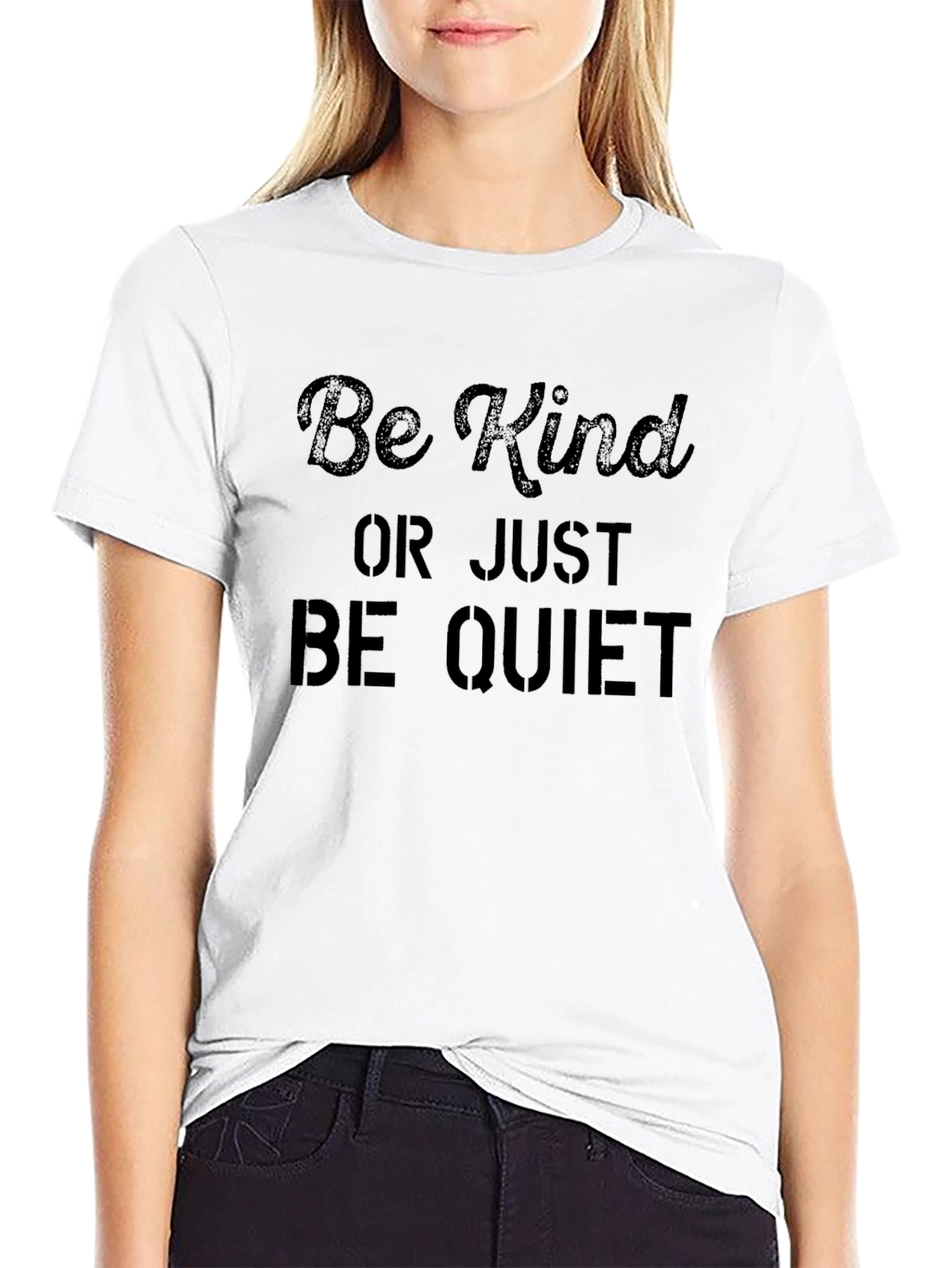 Be Kind Graphic Tee - Slogan Shirt