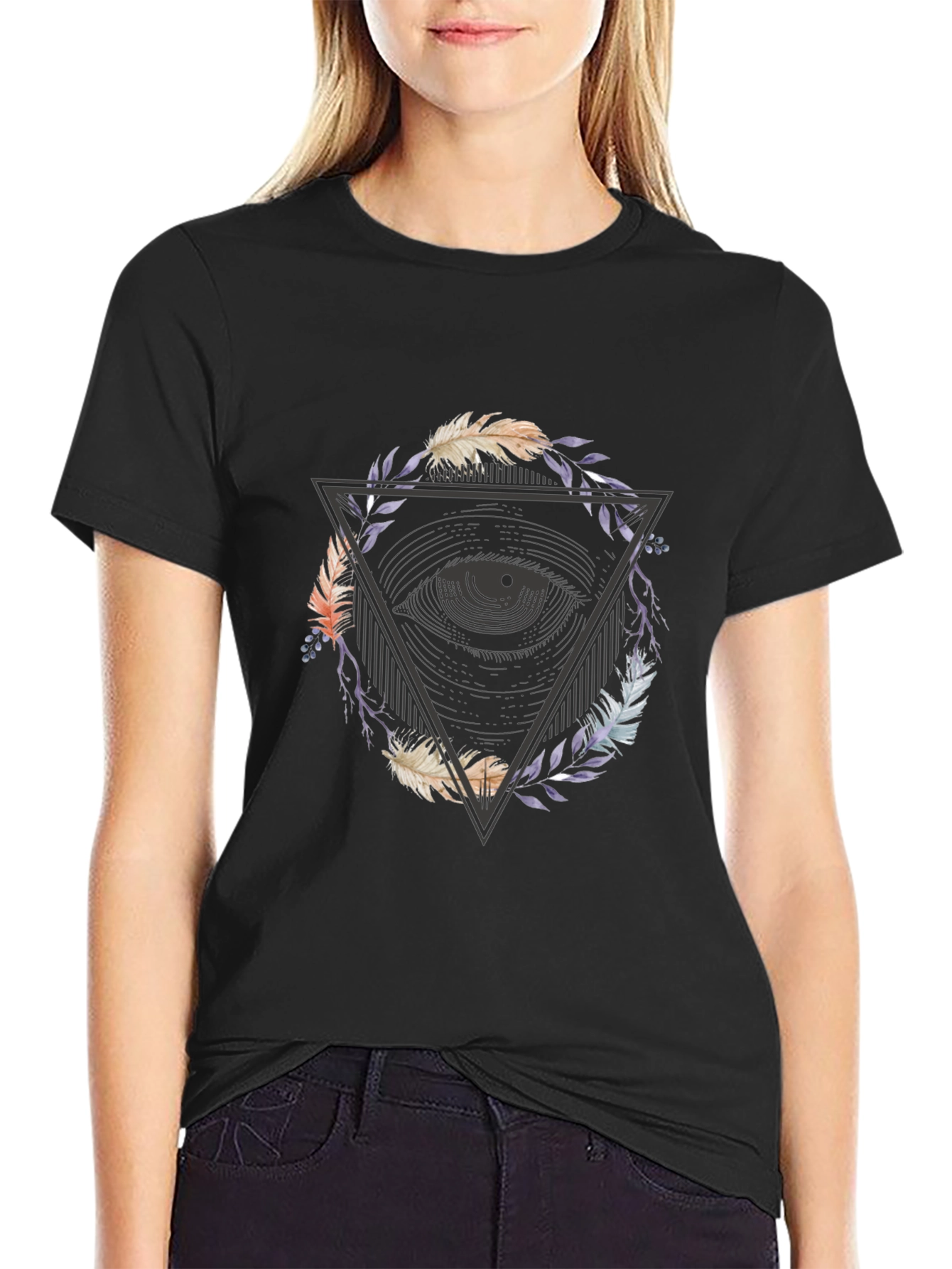 Eye of Providence Graphic Tee - Black