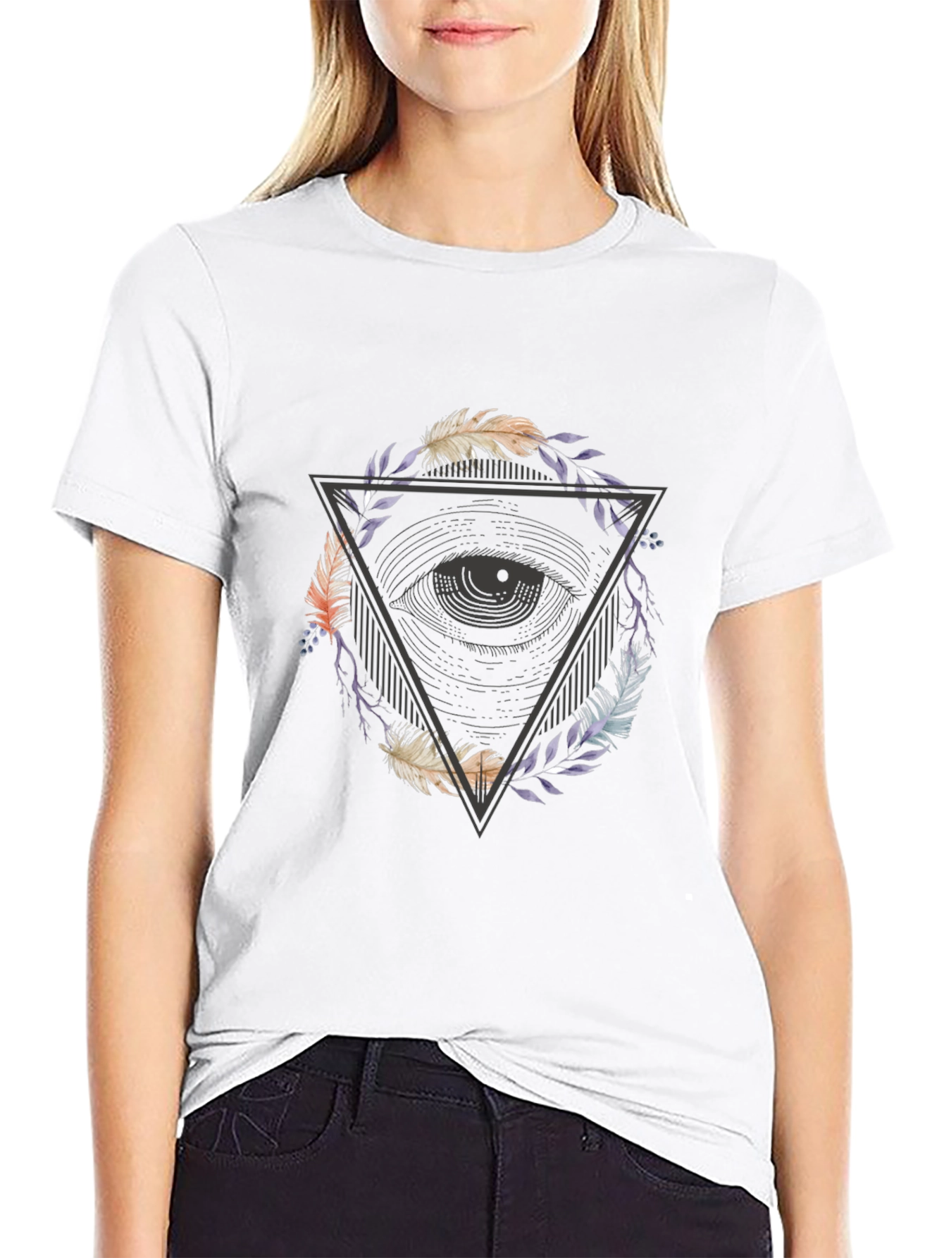 Eye of Providence Graphic Tee - Black