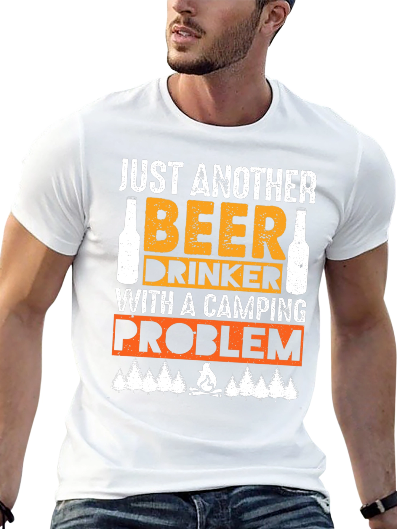Beer Drinker Camping Problem T-Shirt