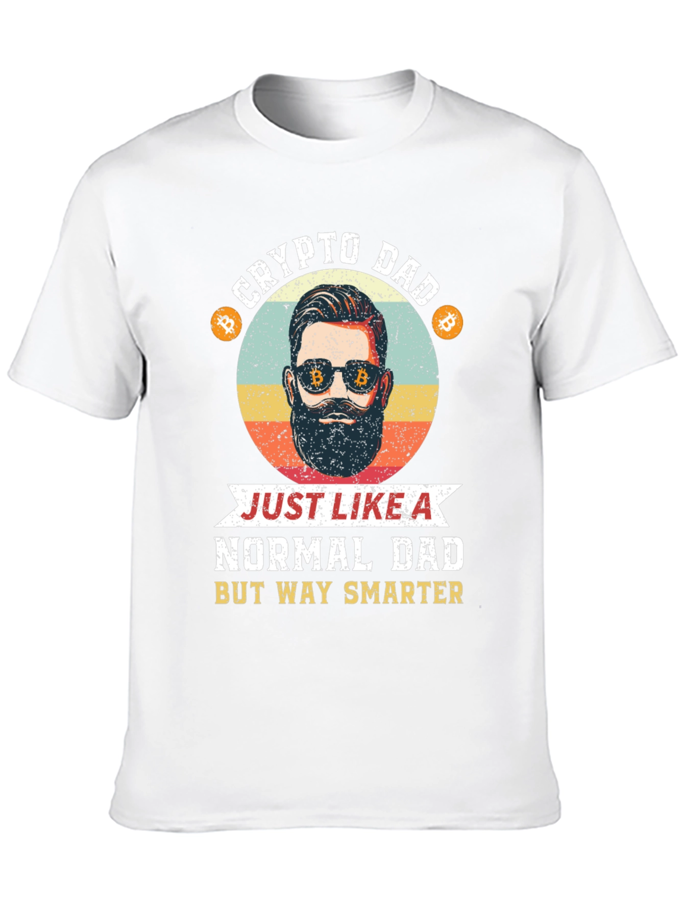 Crypto Dad T-Shirt: Smart Dad Bitcoin Design