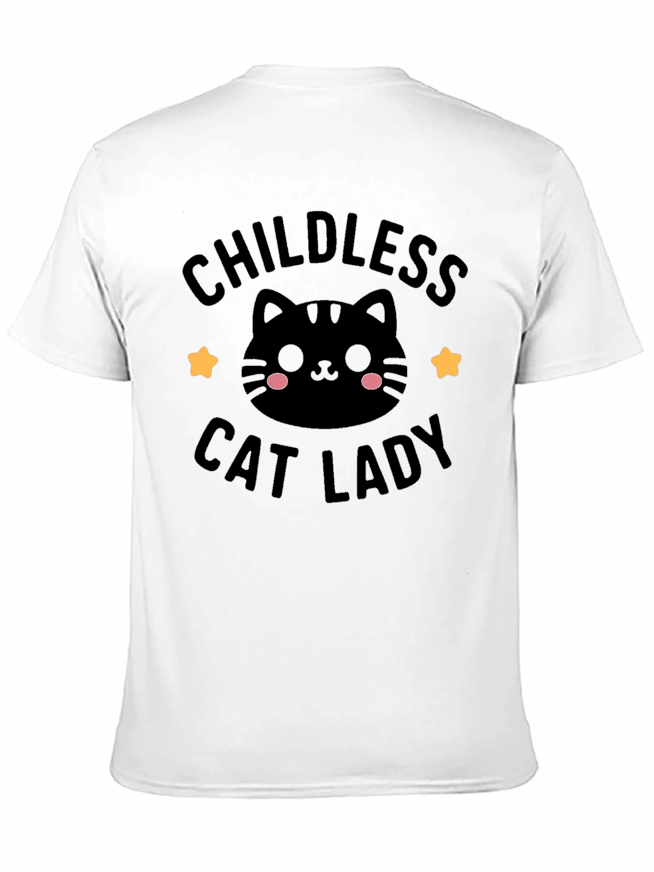 Childless Cat Lady Black Graphic Tee