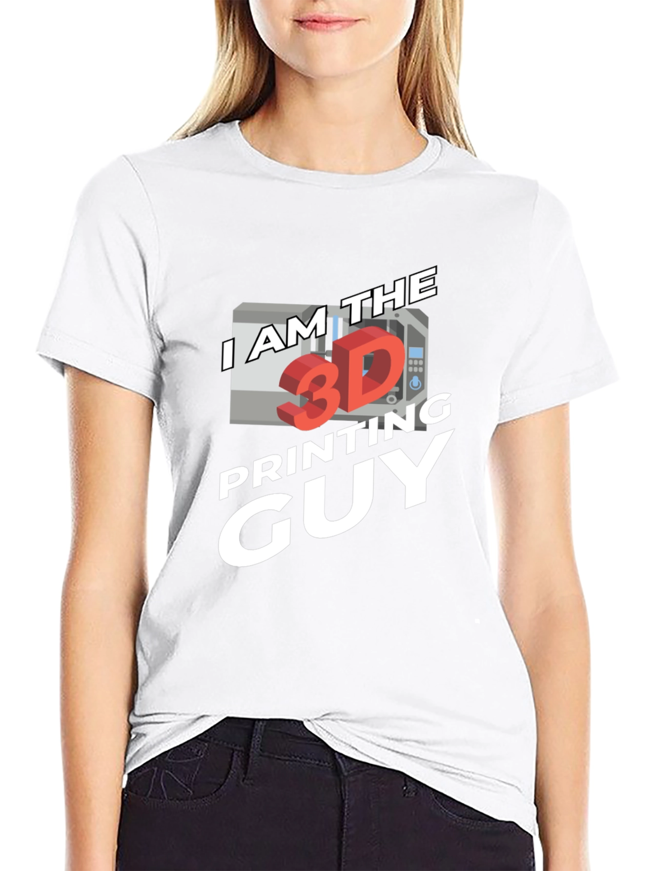 I am the 3D Printing Guy Black T-Shirt
