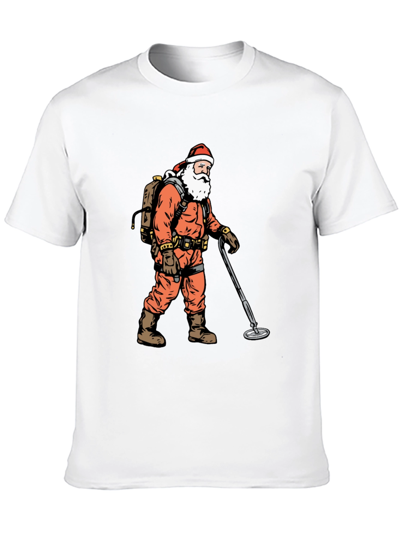 Santa Metal Detecting T-Shirt