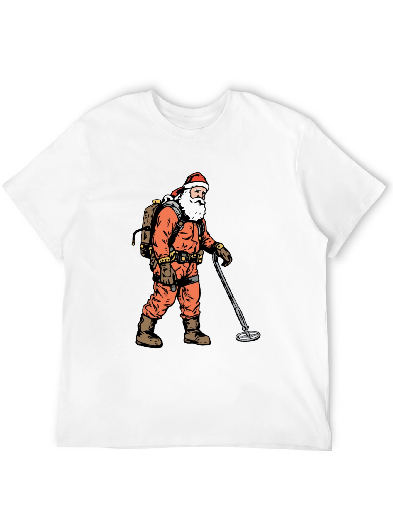 Santa Metal Detecting T-Shirt