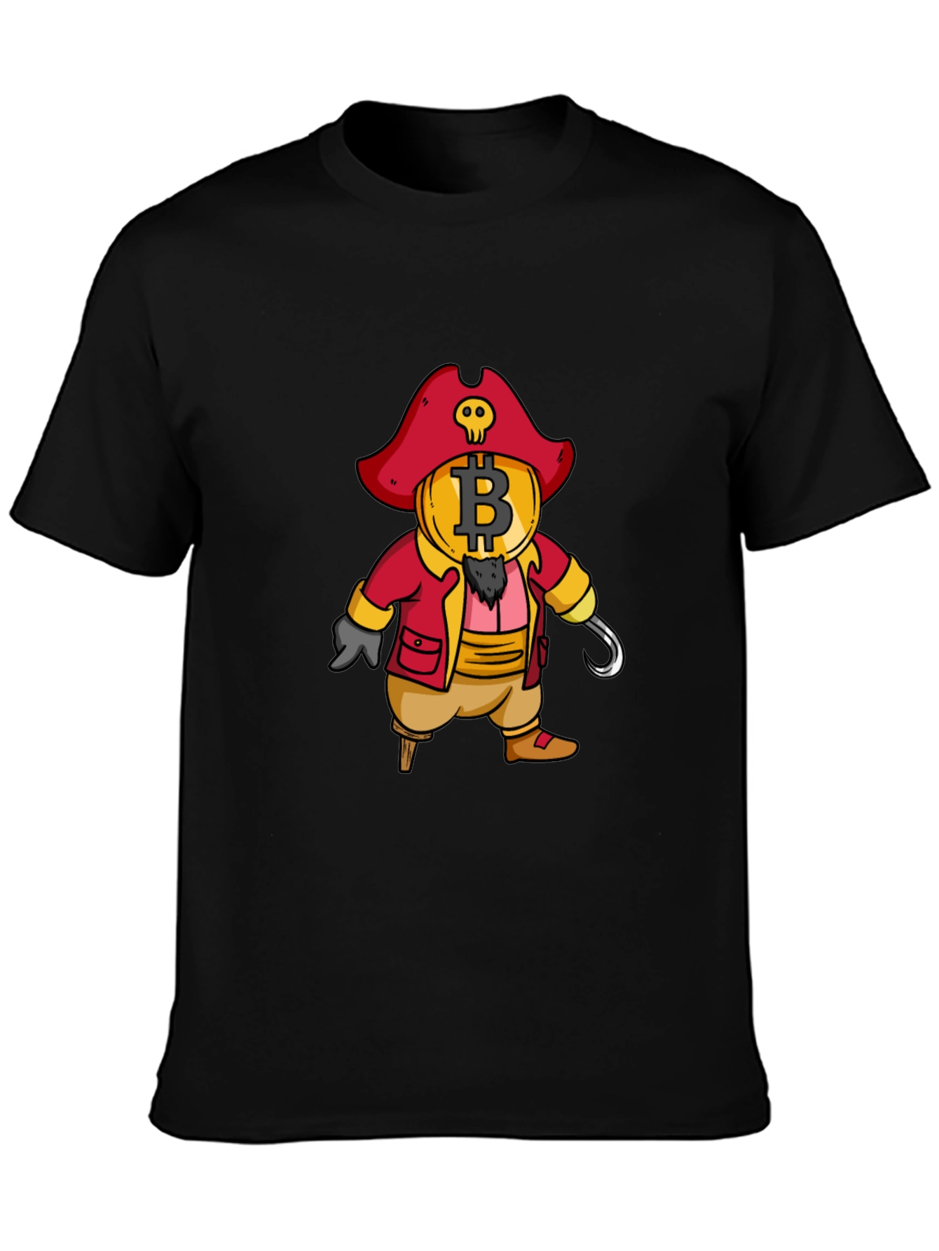 Bitcoin Pirate T-Shirt - Crypto Treasure Tee