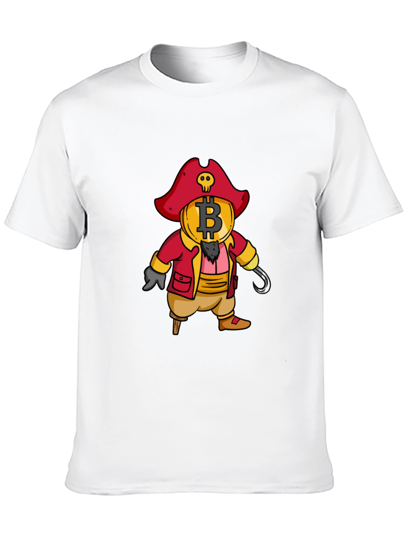 Bitcoin Pirate T-Shirt - Crypto Treasure Tee
