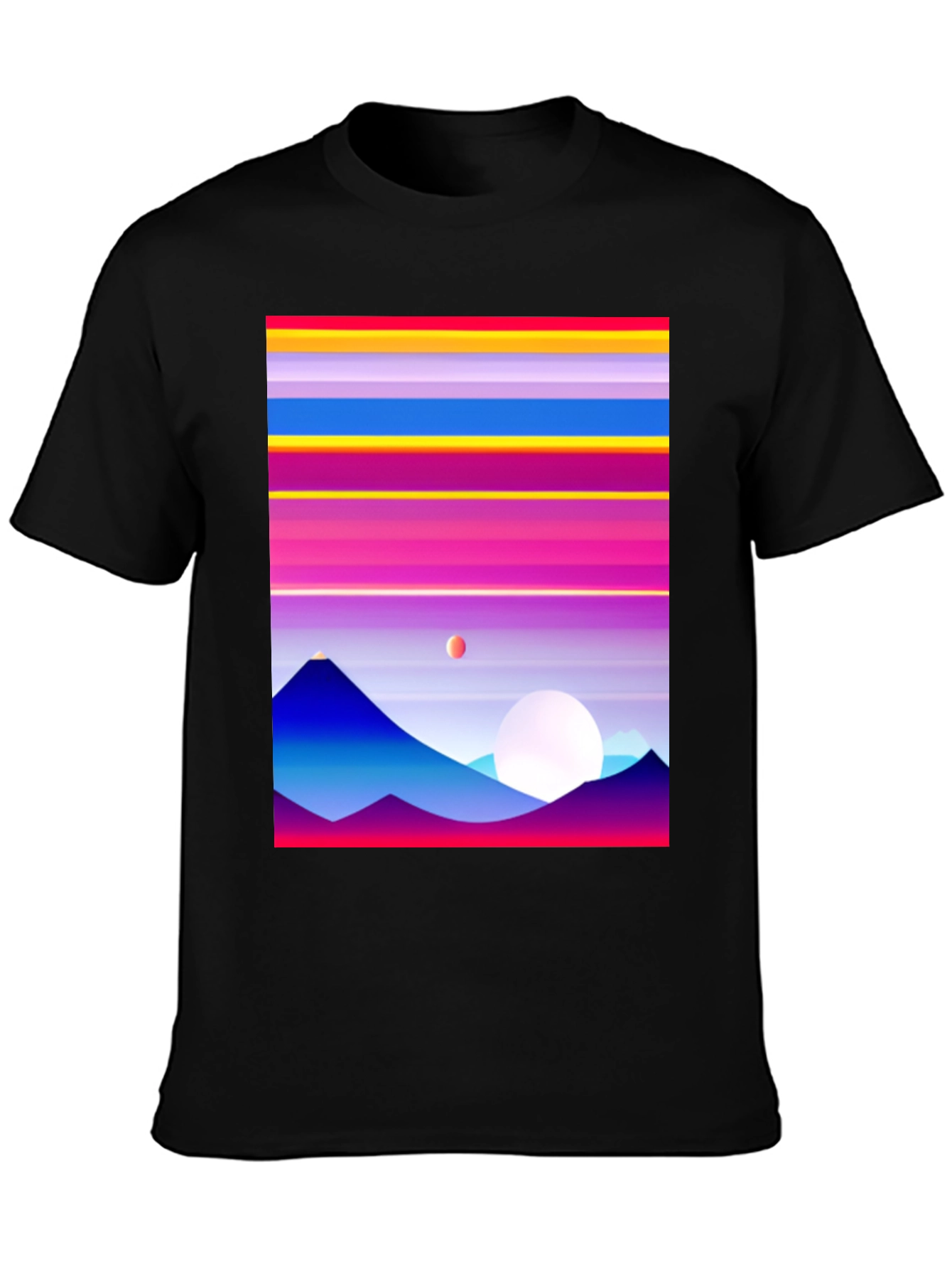 Retro Mountain Horizon Graphic Tee