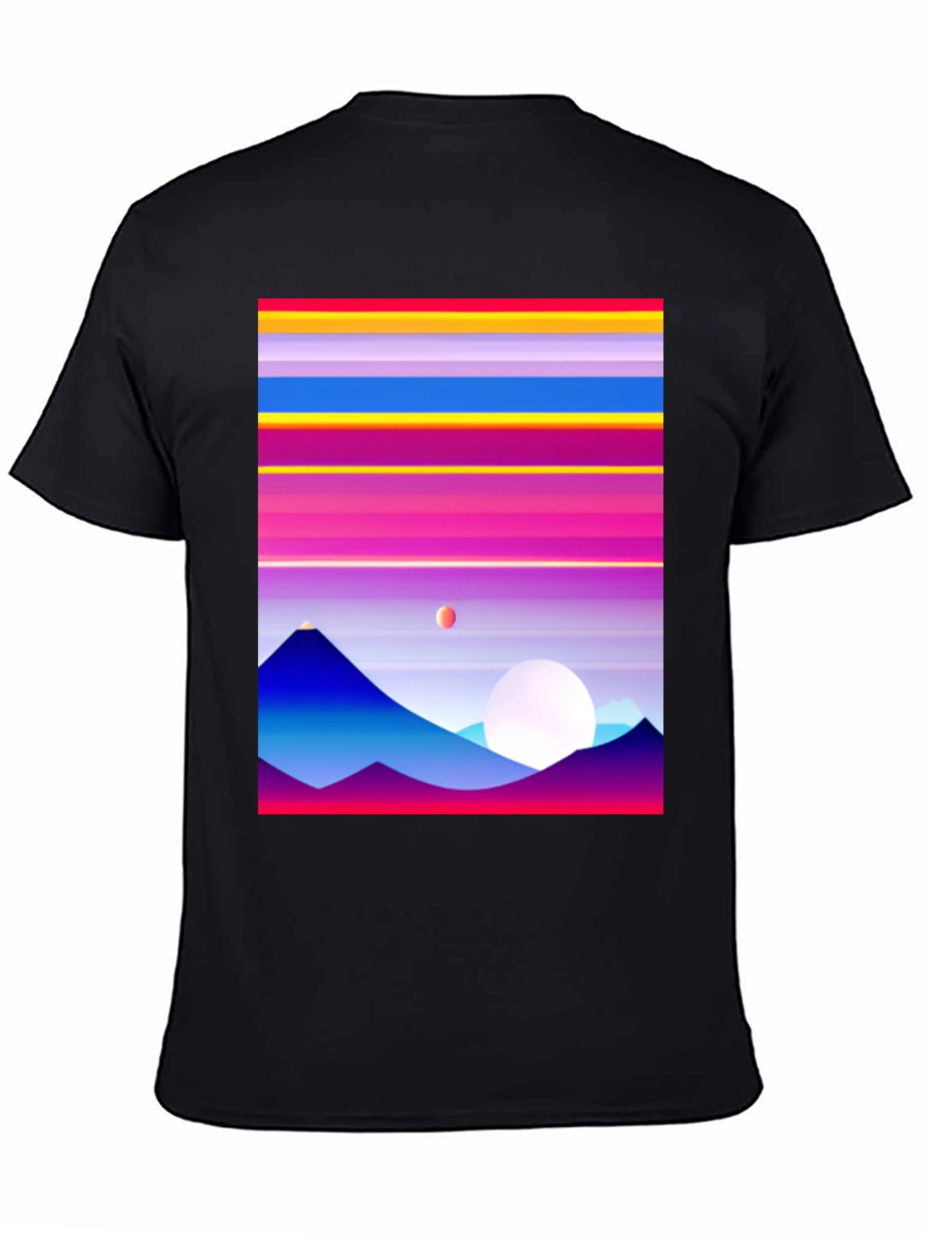 Retro Mountain Horizon Graphic Tee