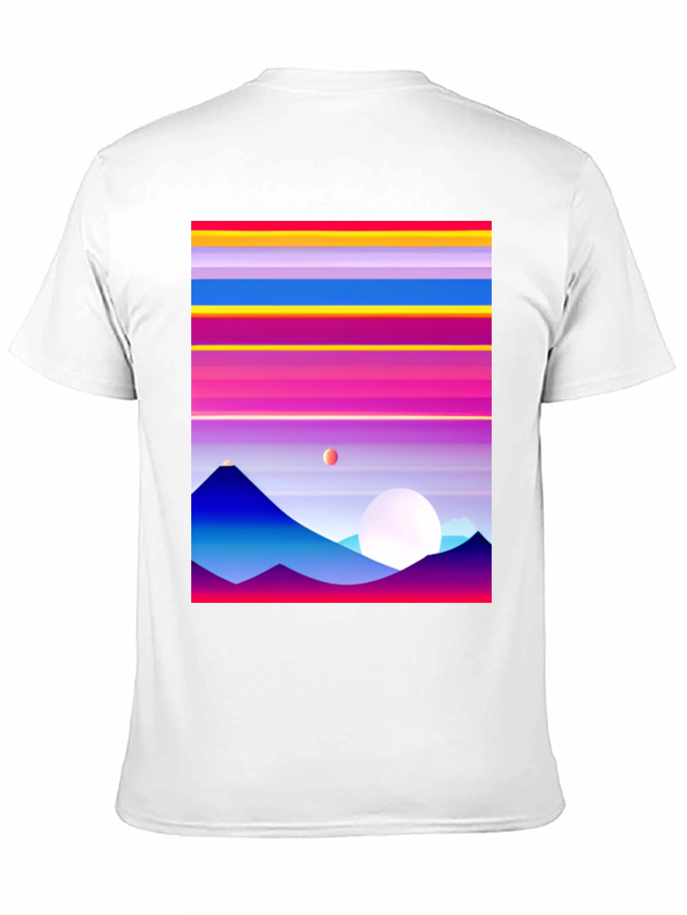 Retro Mountain Horizon Graphic Tee