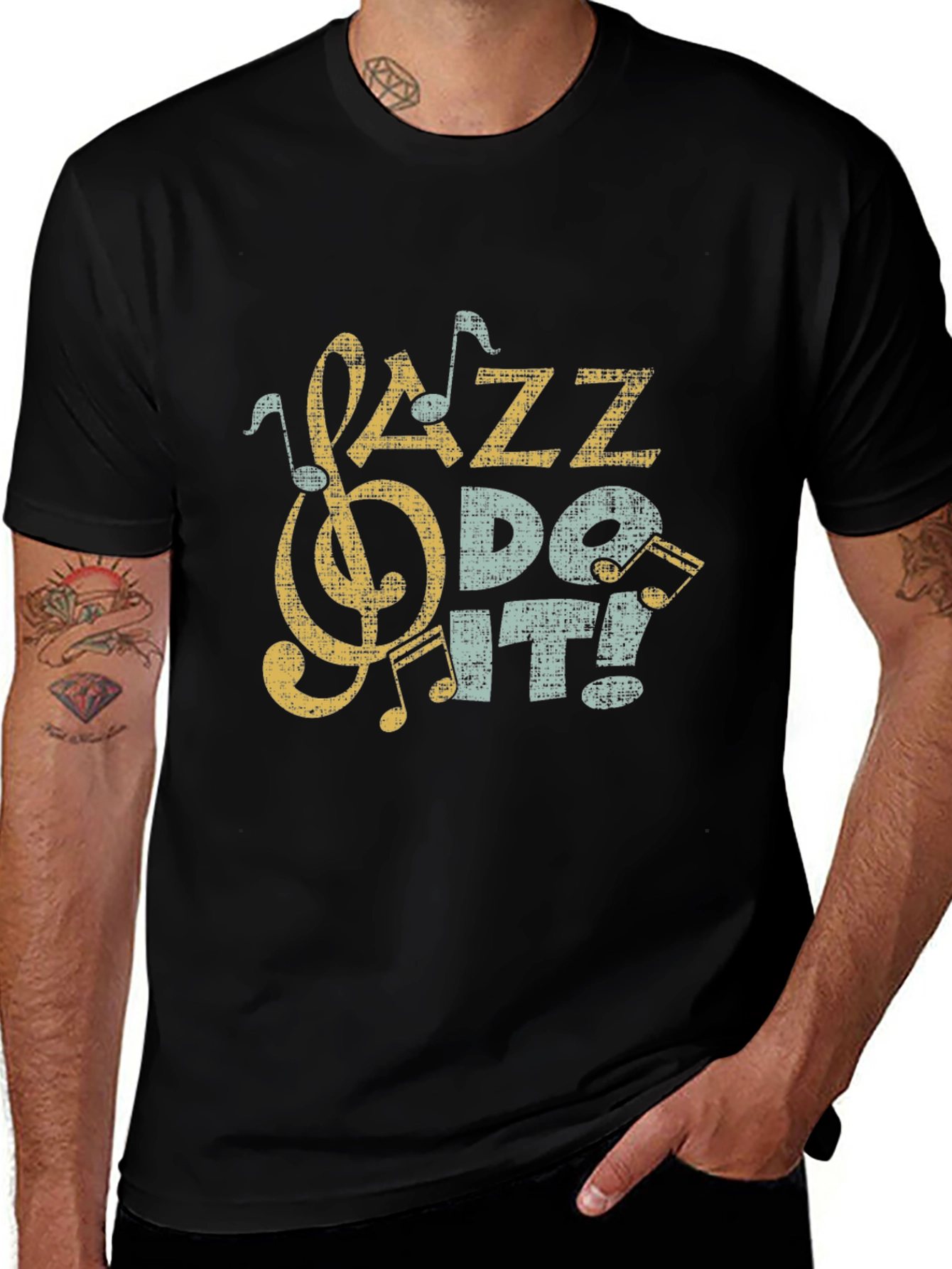 Jazz Do It! Graphic Print T-Shirt