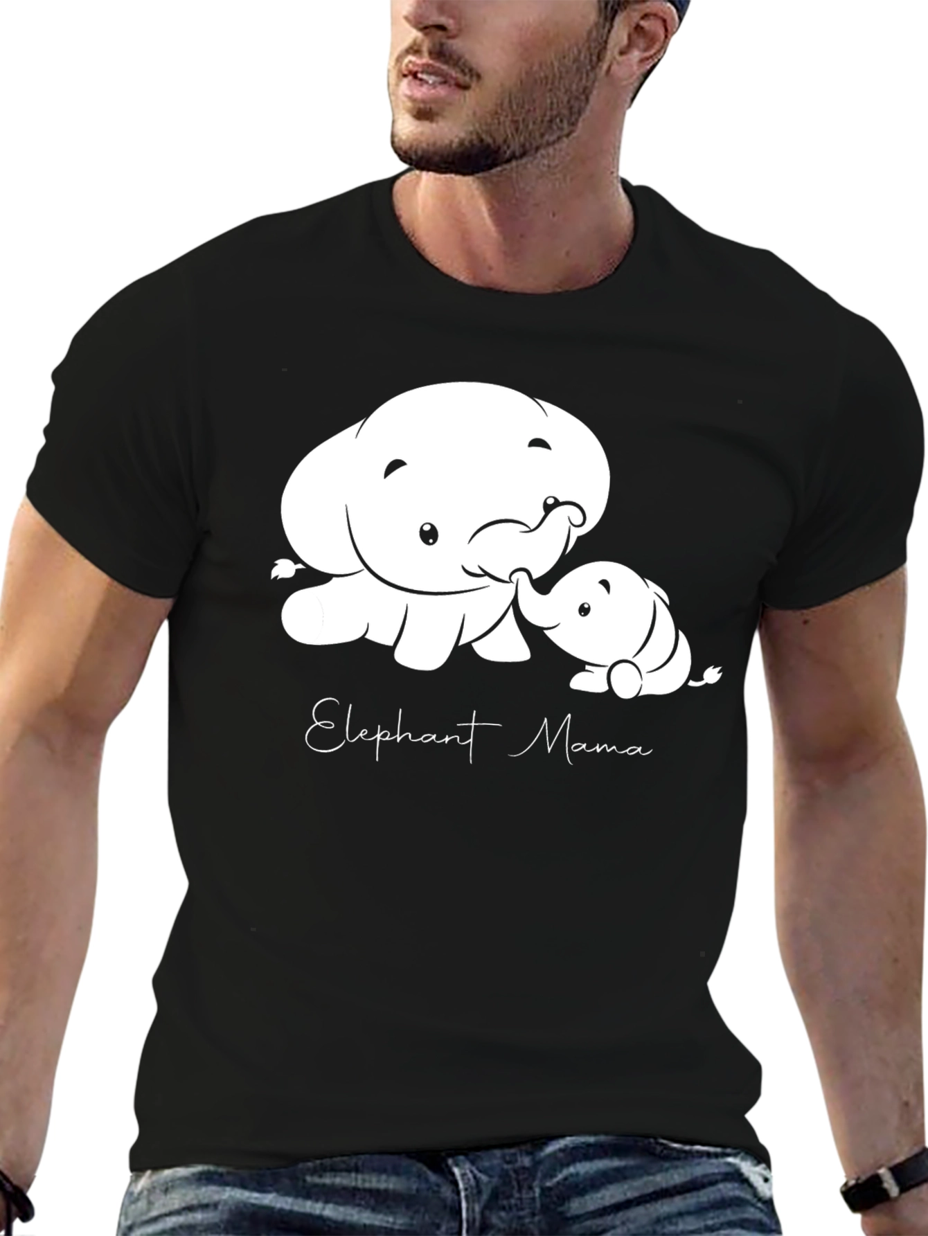 Elephant Mama Graphic T-Shirt